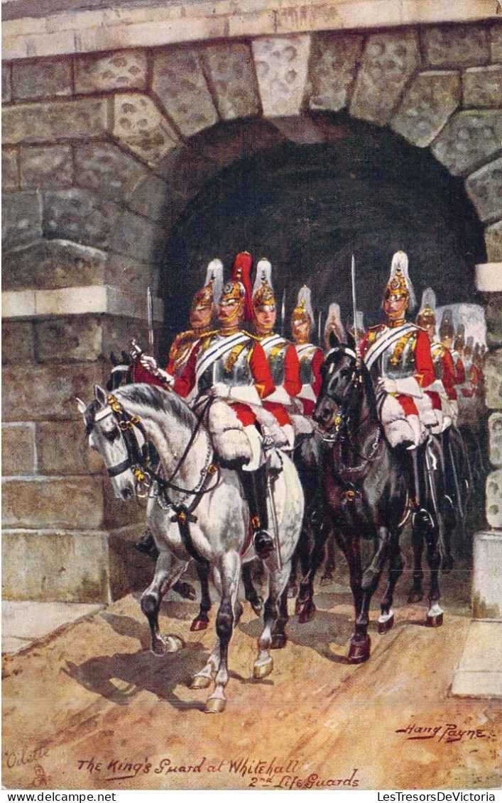 Militaria - Régiments - The King's Guard At Whitehall - 2nd Life Gurads - Carte Postale Ancienne - Regimenten