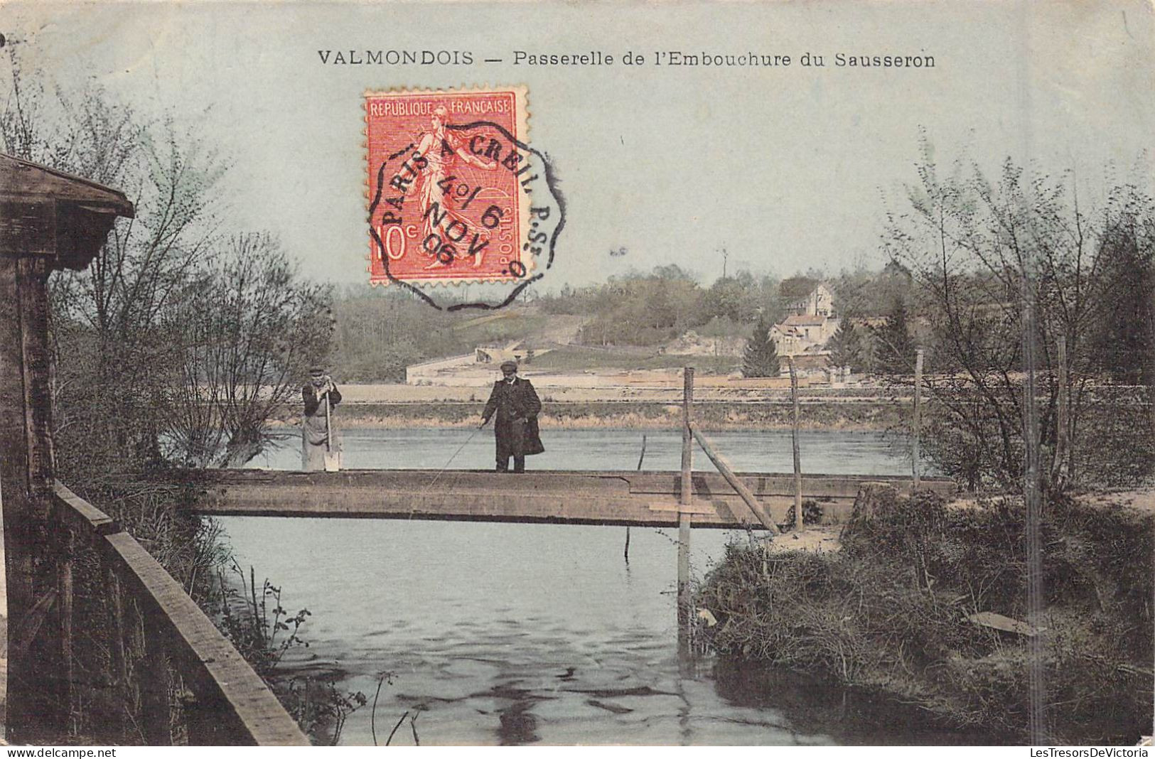 FRANCE - 95 - Valmondois - Passerelle De L'Embouchure Du Sausseron - Carte Postale Ancienne - Valmondois