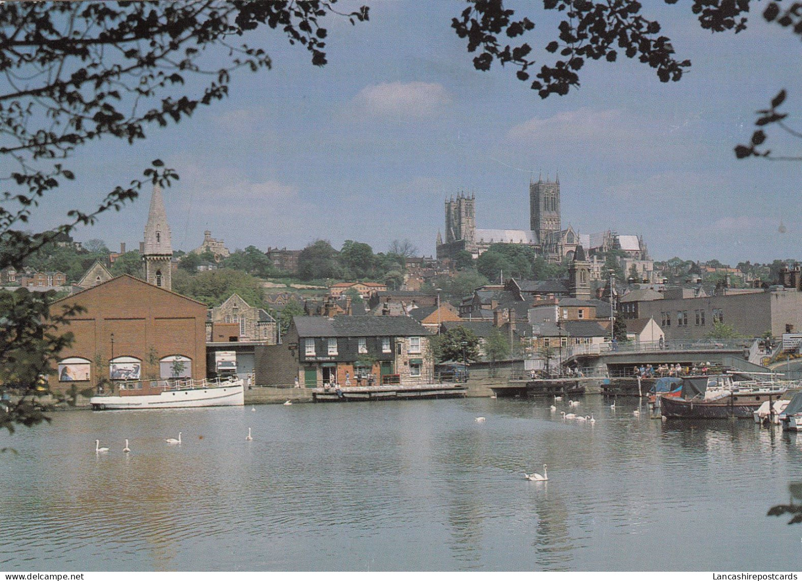 Postcard Brayford Pool Lincoln My Ref B26167 - Lincoln