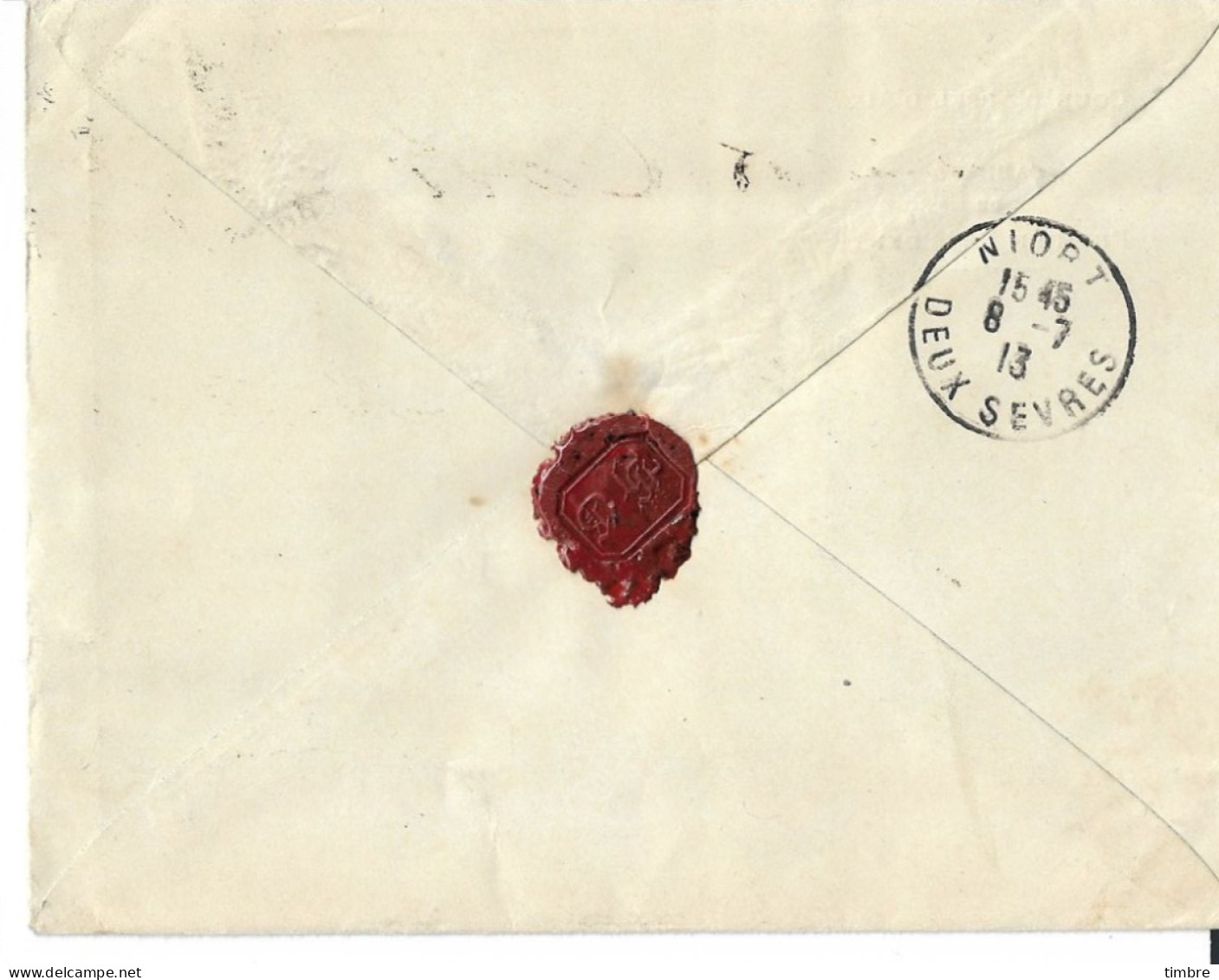 Entier Postal 10c Semeuse Avec Repiquage Cour D'Appel D'Aix - Overprinted Covers (before 1995)