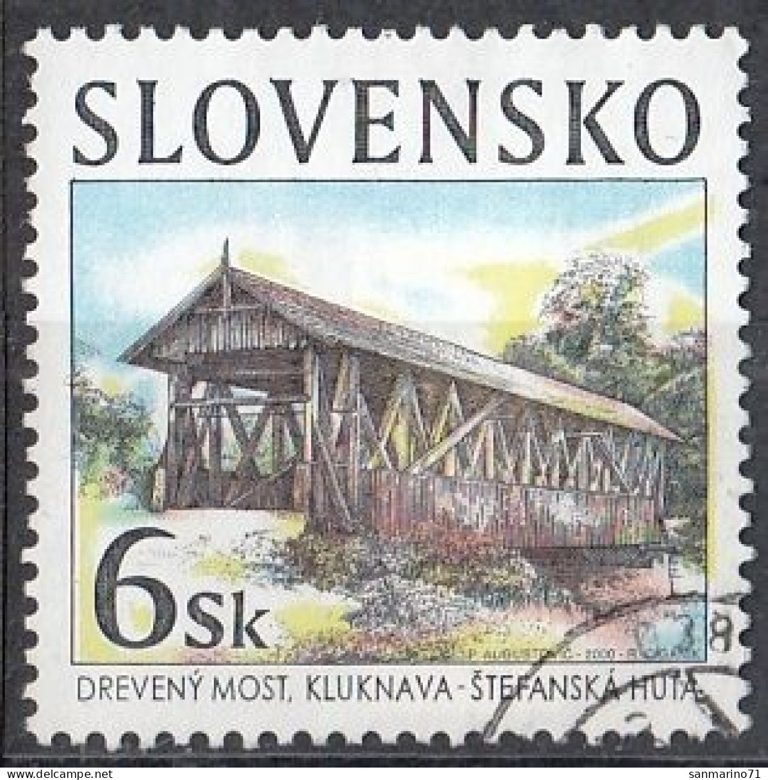 SLOVAKIA 378,used,falc Hinged - Used Stamps