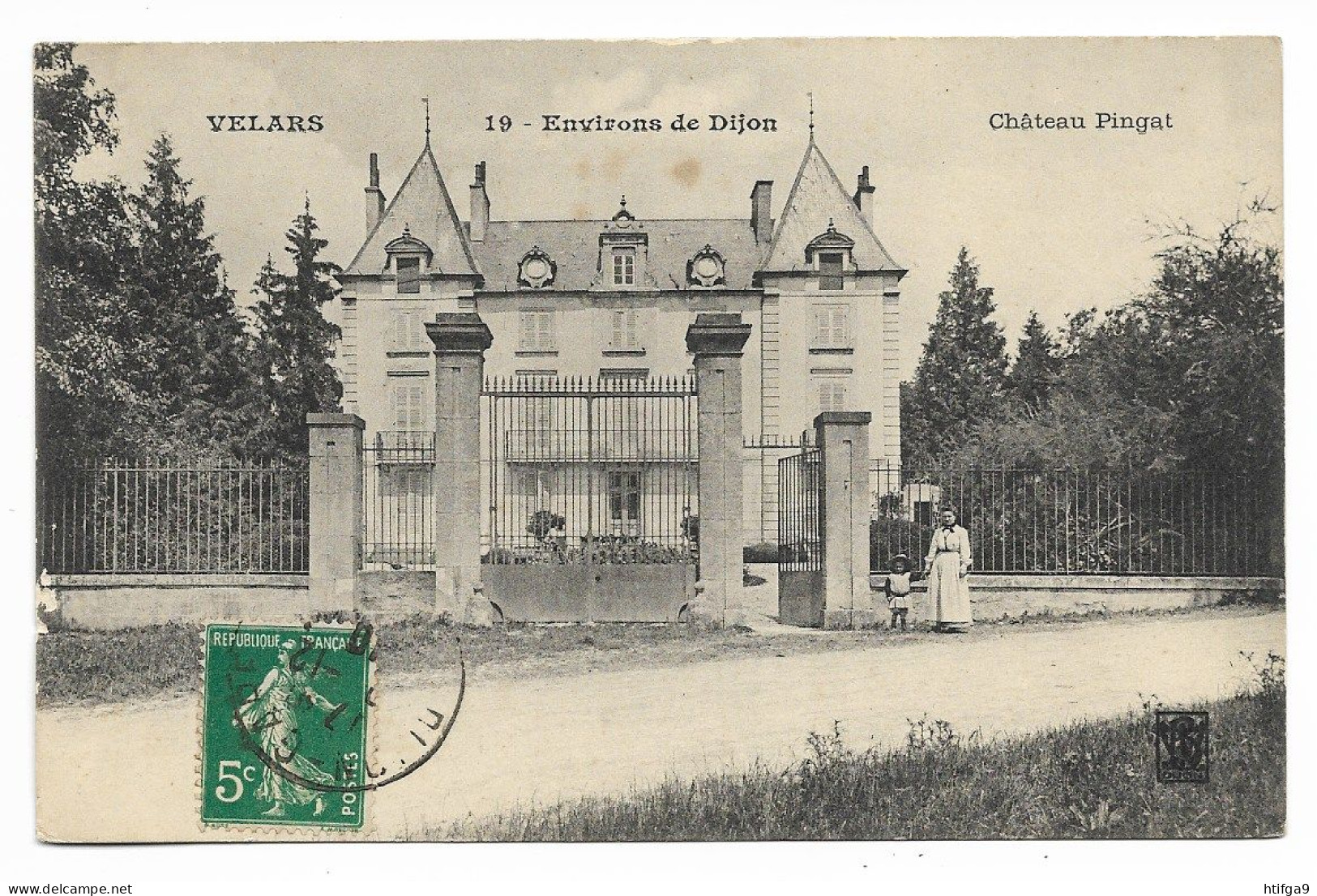 VELARS Château PINGAT 1910 Sur OUCHE Près Plombières Les DIJON Montbard Chatillon Sur Seine Chenove Beaune Semur Auxonne - Chenove