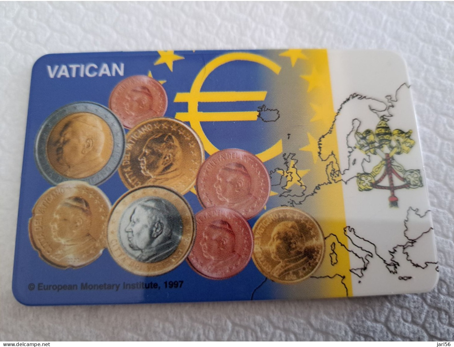 GREAT BRITAIN   20 UNITS   / EURO COINS/ VATICAN      (date 12/ 2002)  PREPAID CARD / MINT      **13086** - [10] Collections