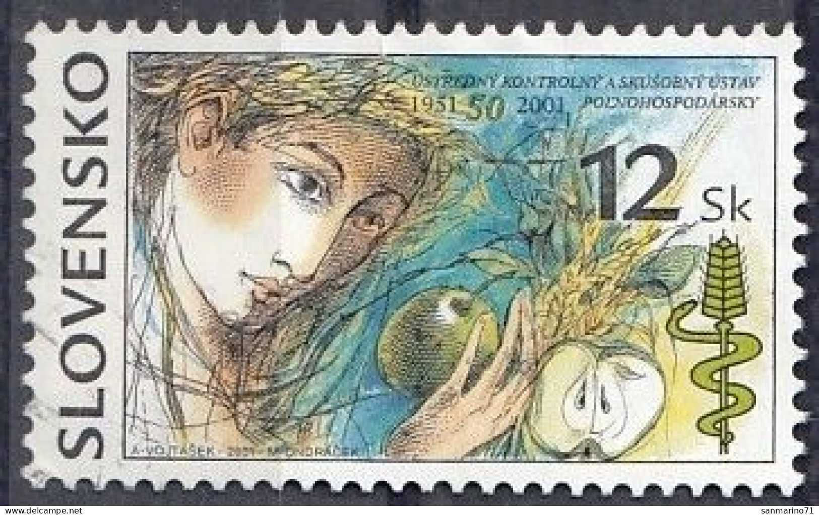 SLOVAKIA 390,used,falc Hinged - Used Stamps
