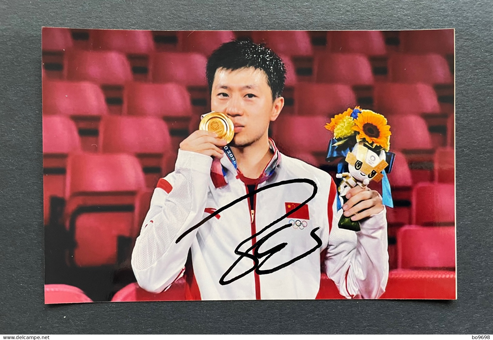 Table Tennis Olympic Gold Medalist Ma Long Original Autographi!! - Tafeltennis