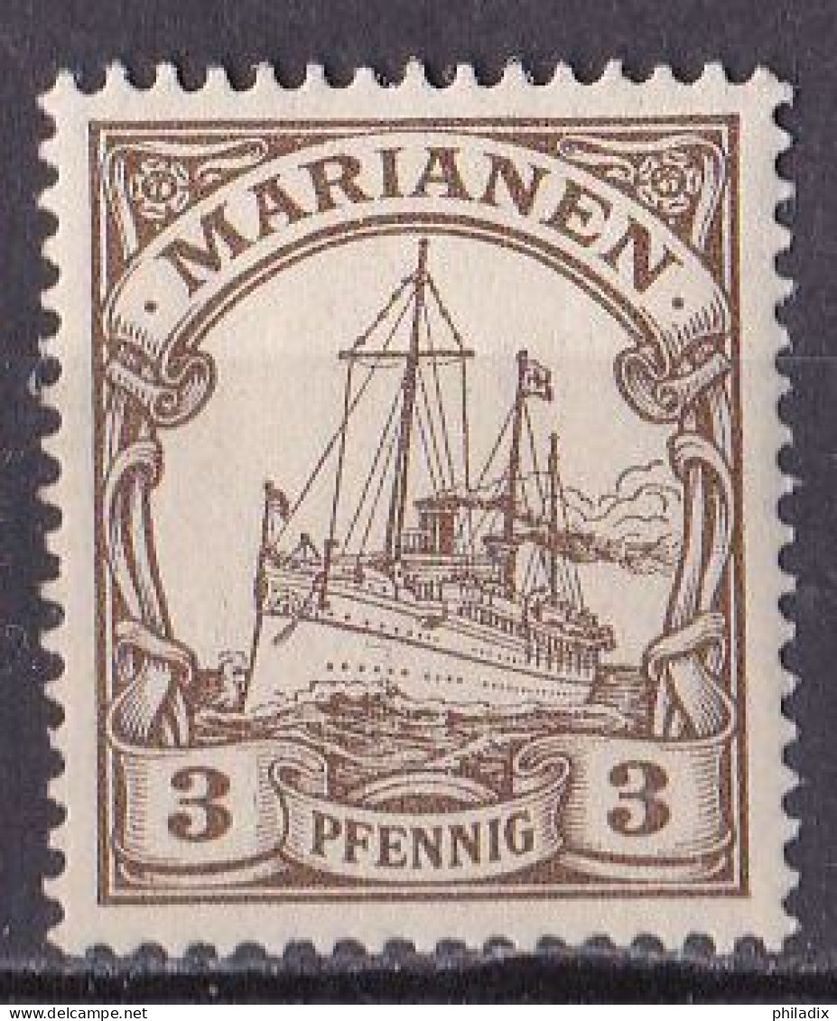 (7) Deutsches Reich Marianen 1901 */MH (A3-22) - Mariannes