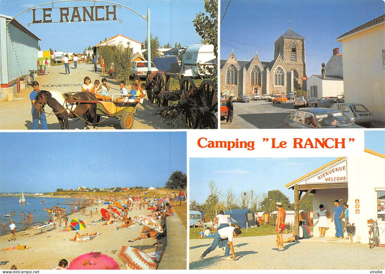 23-JK-074 : CAMPING. LA PLAINE-SUR-MER. LE RANCH - La-Plaine-sur-Mer