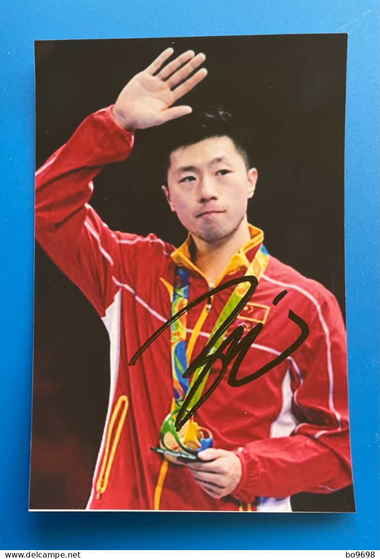 Table Tennis Olympic Gold Medalist Ma Long Original Autographi!! - Tafeltennis