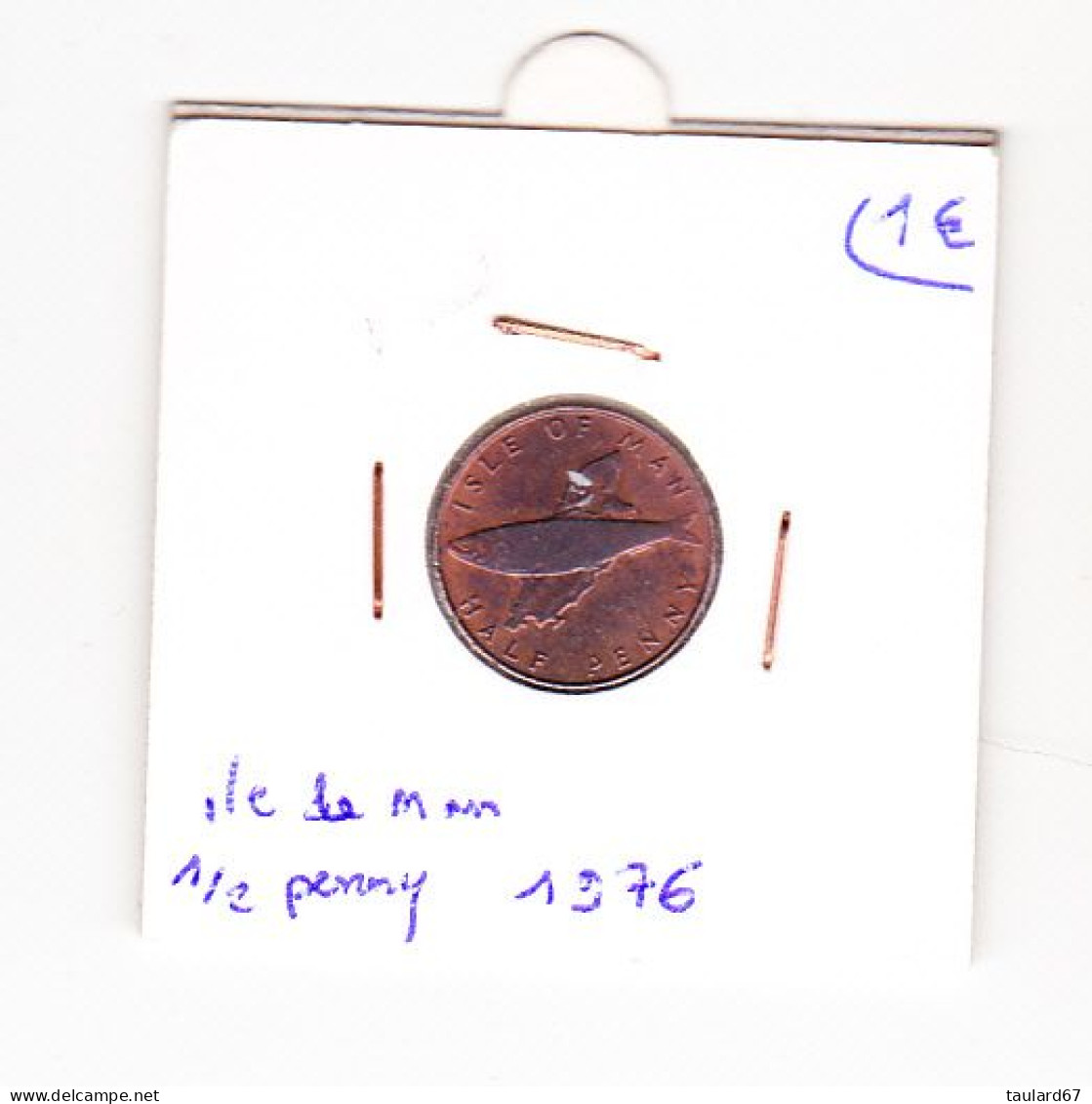 Ile De Man 1/2 Penny 1976 - Other & Unclassified