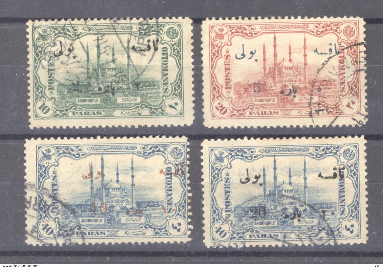 Turquie  -  Taxe  :  Yv  51-54  (o)    ,   N2 - Timbres-taxe