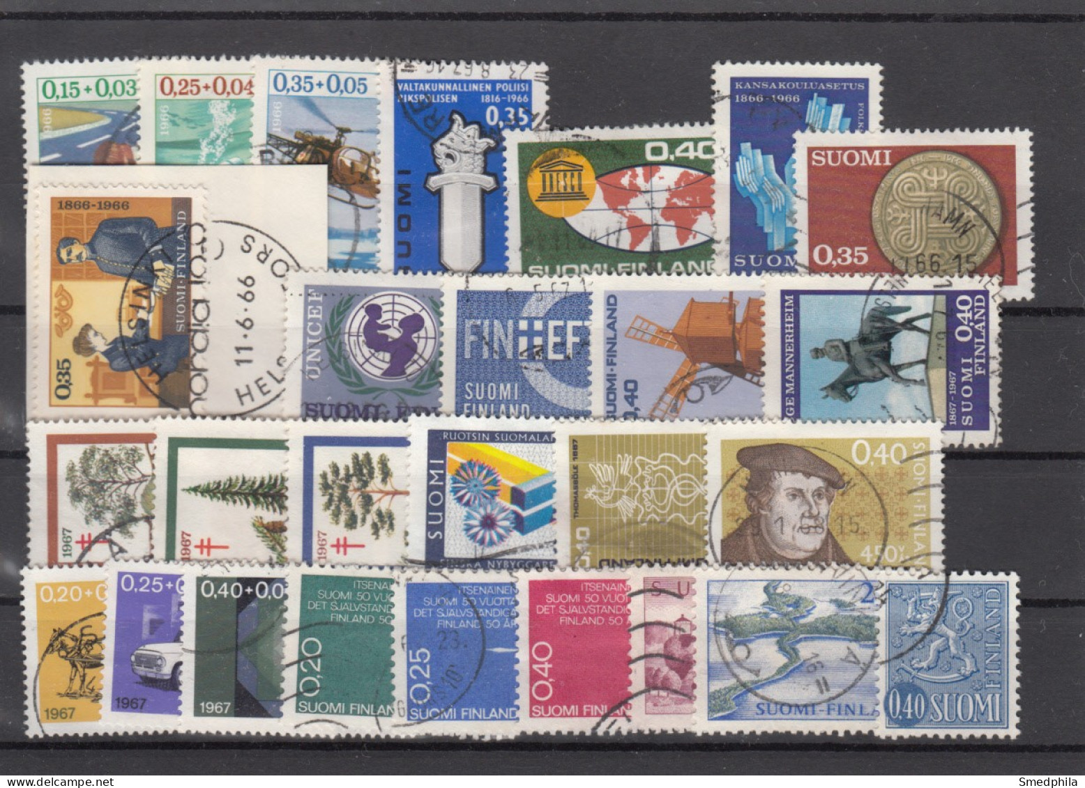 Finland 1966-1967 - Full Years Used - Annate Complete