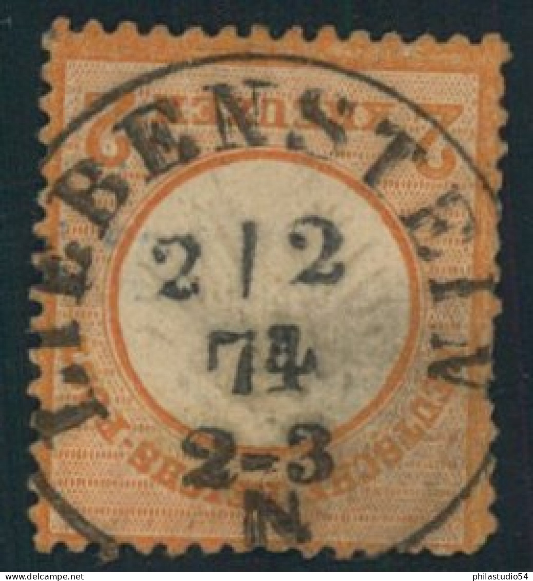 1872, 2 Kreuzer Kleiner Brustschild, Gestempelt LIEBENSTAL - Used Stamps