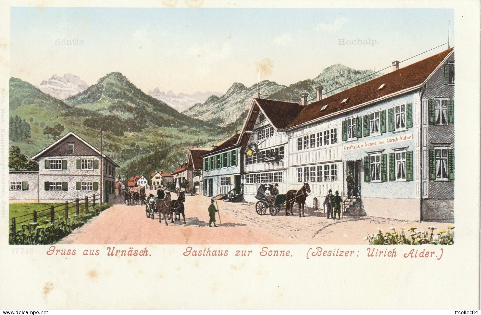 CPA-SUISSE-SWITZERLAND-Gruss Aus URNASCH-Gasthaus Zur Sonne - Urnäsch