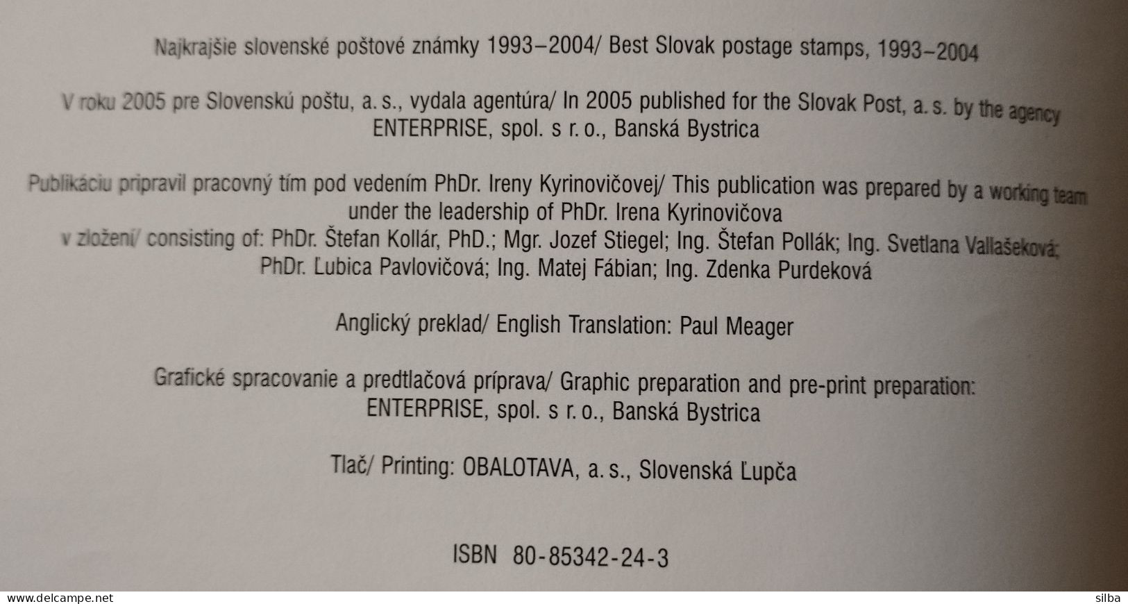 Slovakia 2005 / Najkrajšie slovenske poštove znamky, The Most Beautiful Slovak Postage Stamps 1993 - 2004