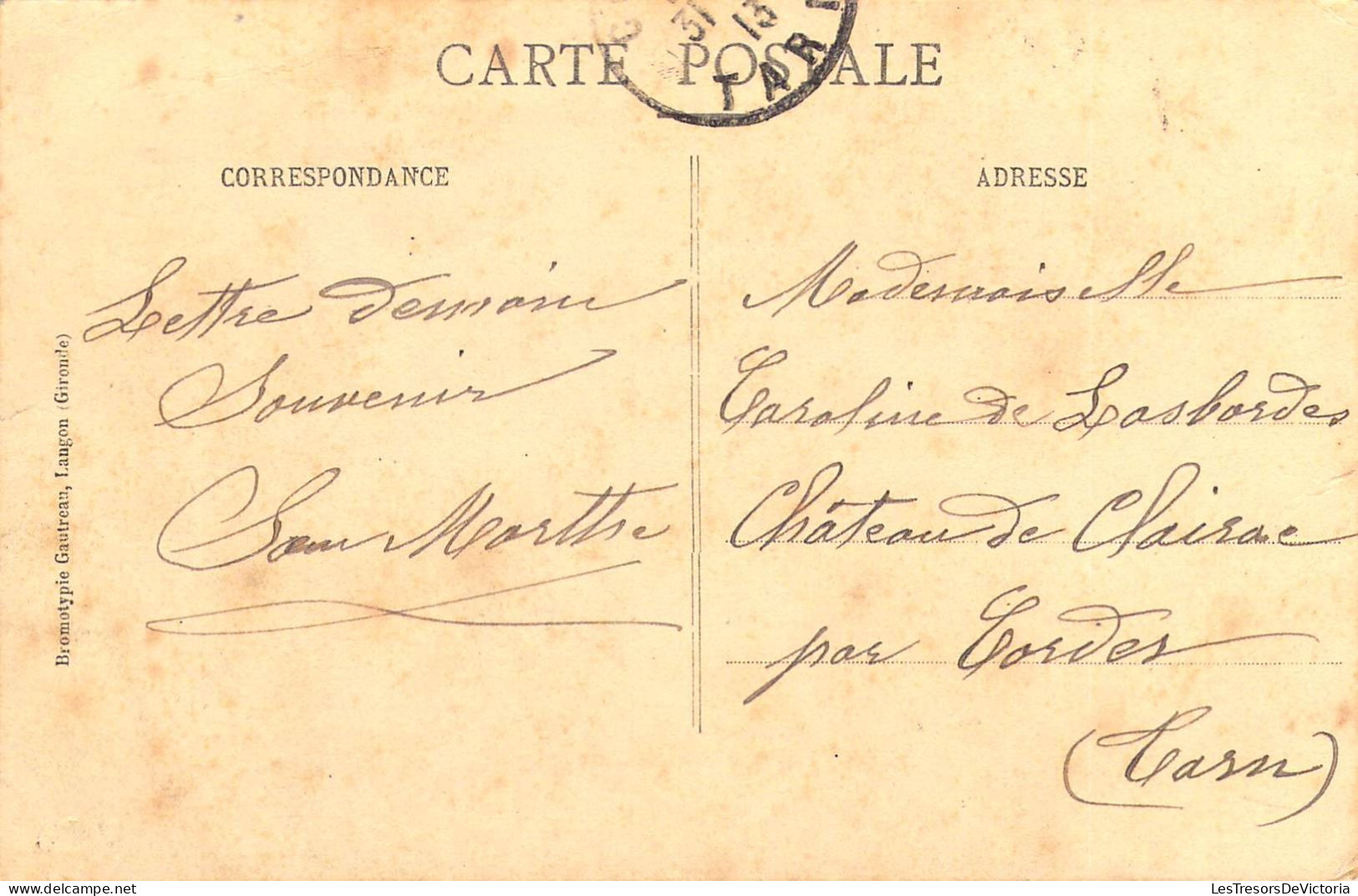 FRANCE - 33 - Bazas - L'Hôpital-Hospice - Vue Générale - Carte Postale Ancienne - Bazas