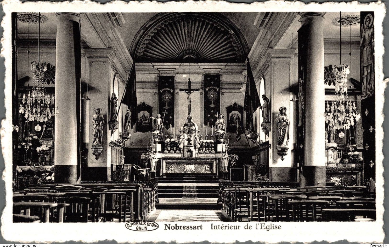 Nobressart  Intérieur De L'Eglise - Attert