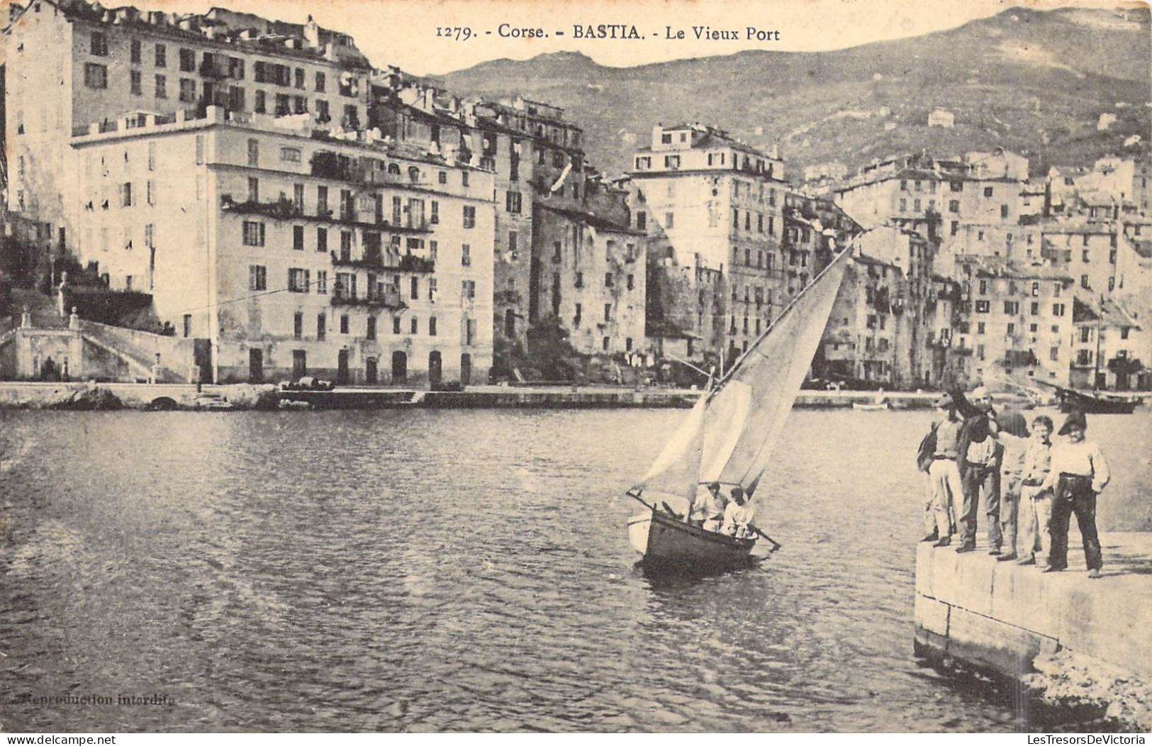 FRANCE - 20 - 2B033 - Bastia - Le Vieux Port - Carte Postale Ancienne - Bastia