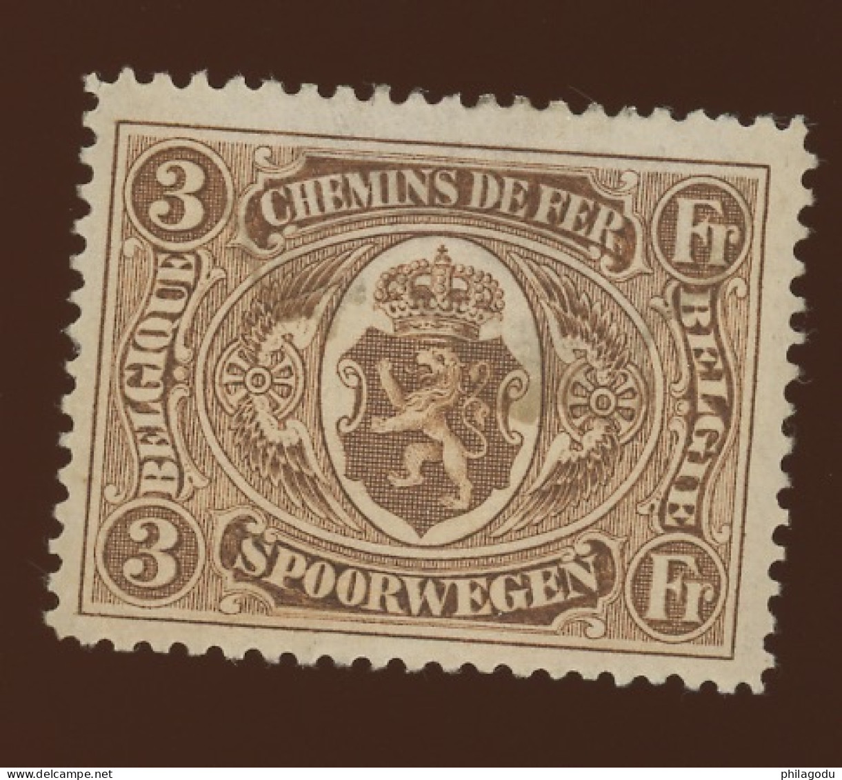 TR.129 *  3F énorme Charnière.  C. 145-€ - Mint