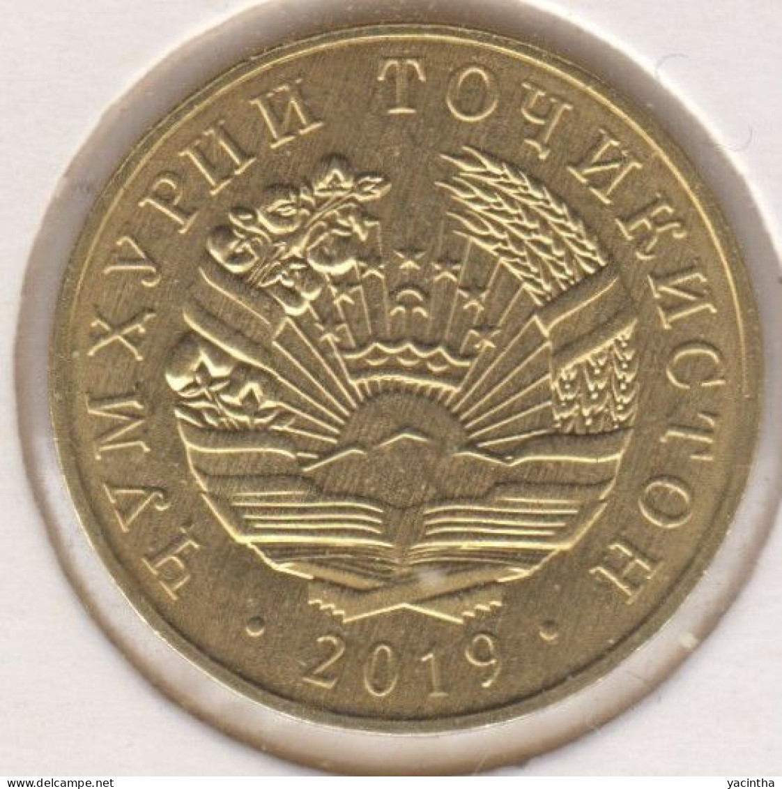 @Y@   Tadzjikistan   0,10 Somoni (10 Diram)  2019  Unc   (3104) - Tajikistan