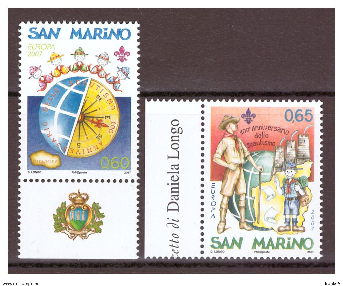 San Marino / Saint Marin 2007 Satz/set EUROPA ** - 2007