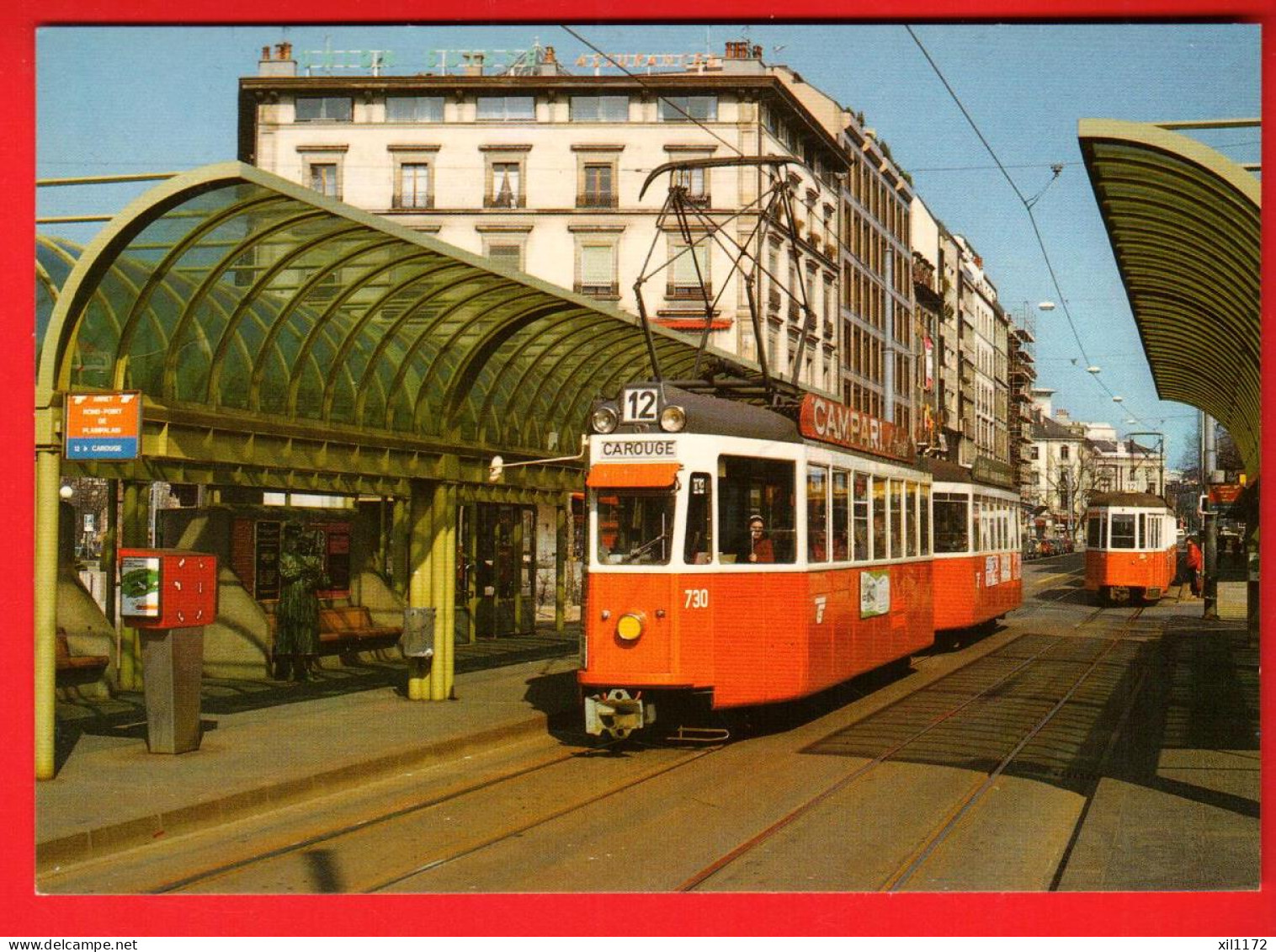 KAT-08  Tramway Des TPG Au Rond-Point De Plainpalais Genève.  Jaeger, NC GF - Genève