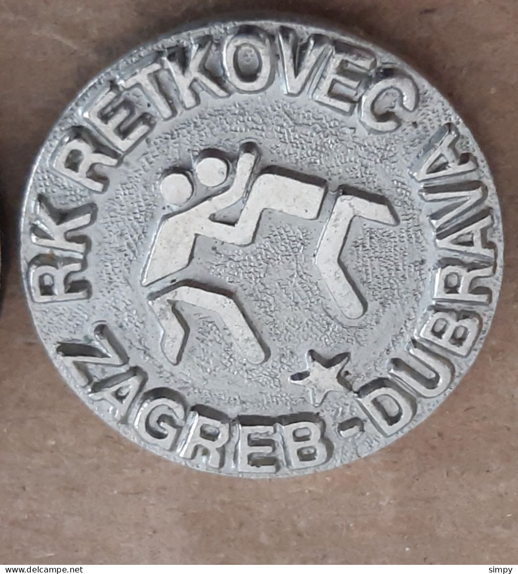 Wrestling Club RETKOVEC DUBRAVA Zagreb Croatia Ex Yugoslavia Vintage Pin - Lucha