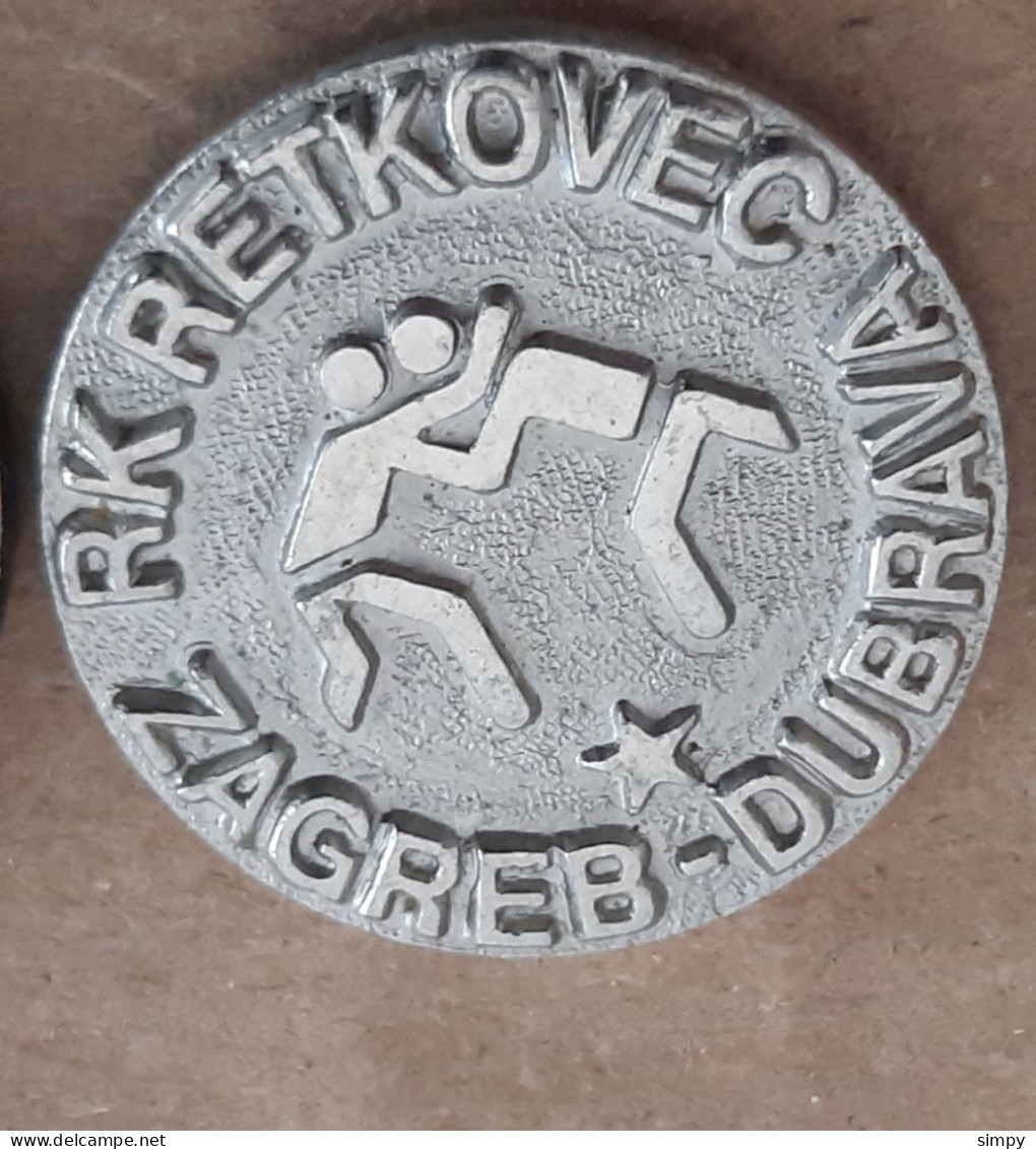 Wrestling Club RETKOVEC DUBRAVA Zagreb Croatia Ex Yugoslavia Vintage Pin - Lotta