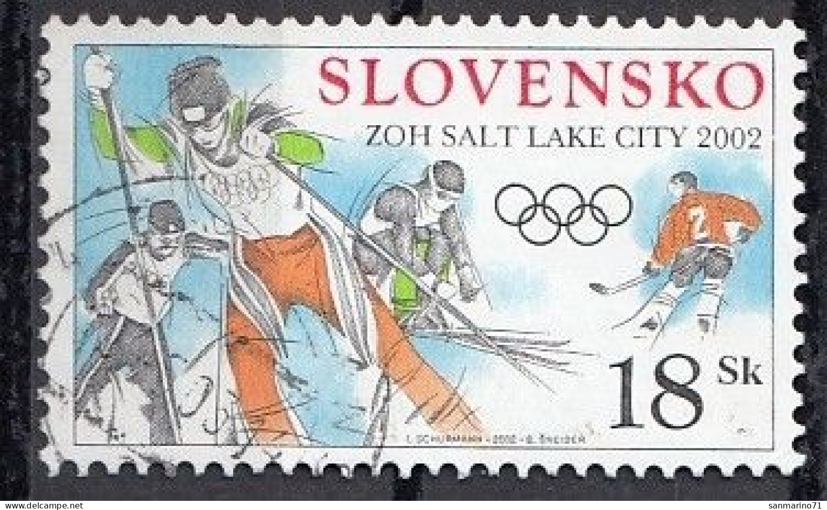 SLOVAKIA 416,used,falc Hinged - Used Stamps
