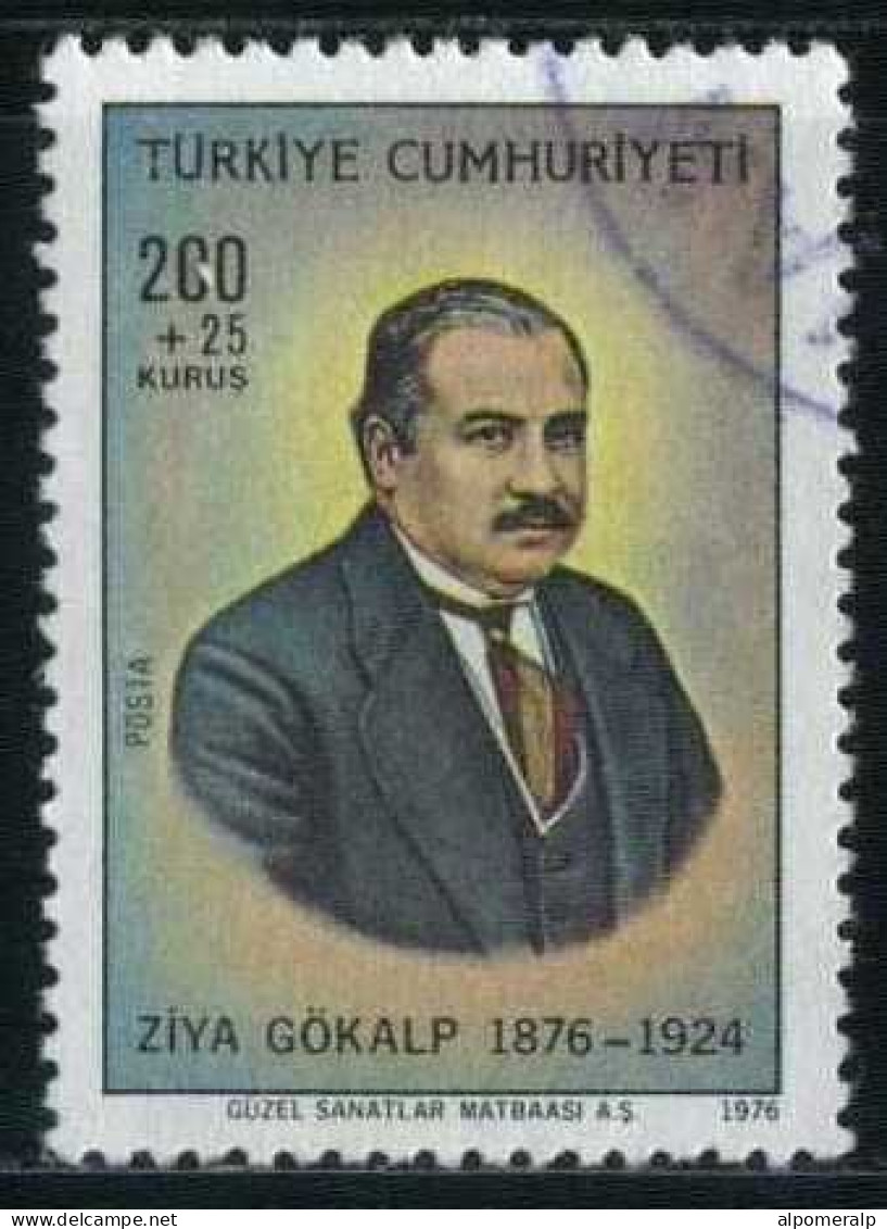 Türkiye 1976 Mi 2384 The Birth Centenary Of Ziya Gökalp (1876-1924), Philosopher - Oblitérés