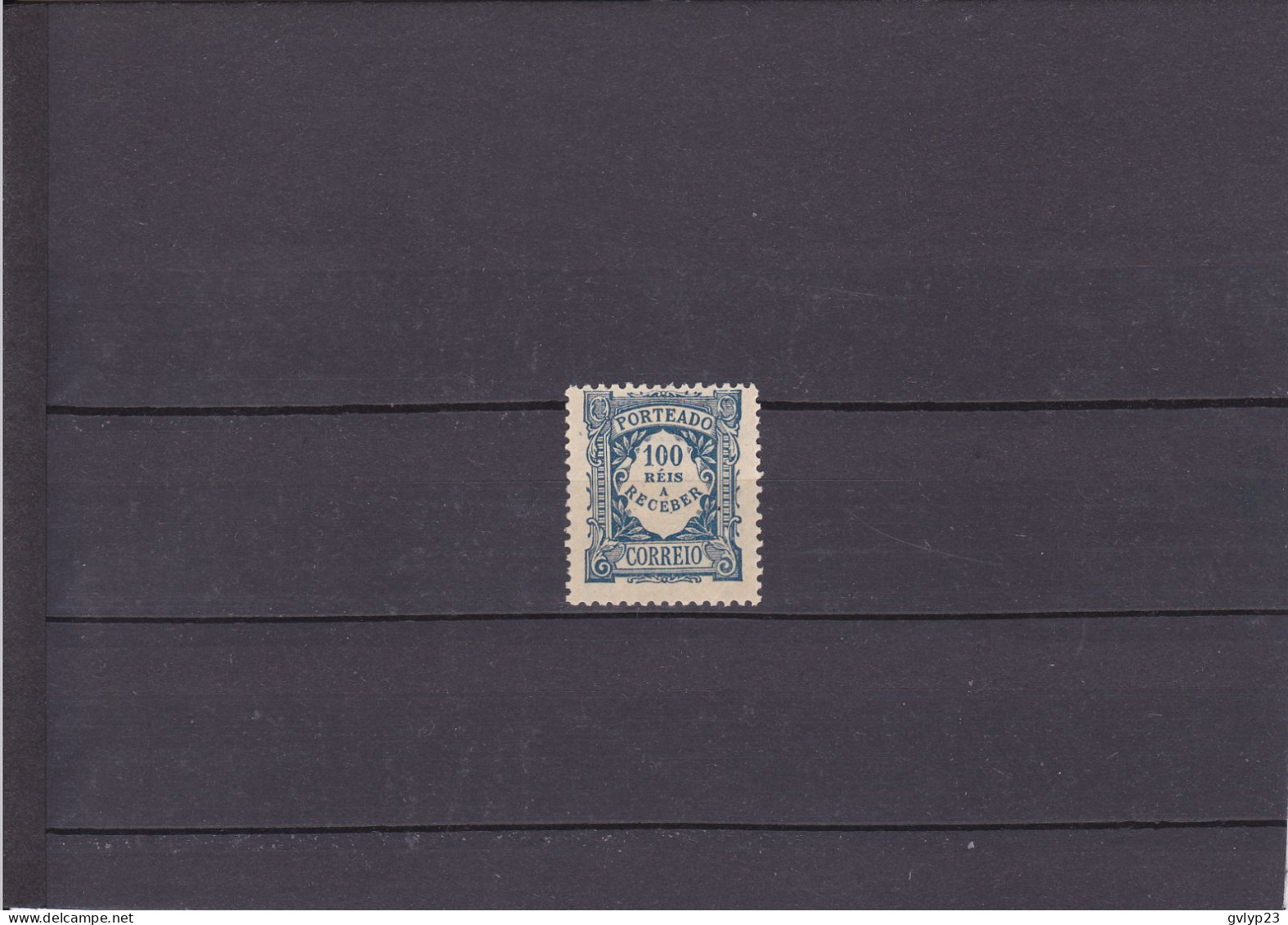 100 R. BLEU/ NEUF SANS GOMME/ N°13 YVERT ET TELLIER  1904 - Unused Stamps