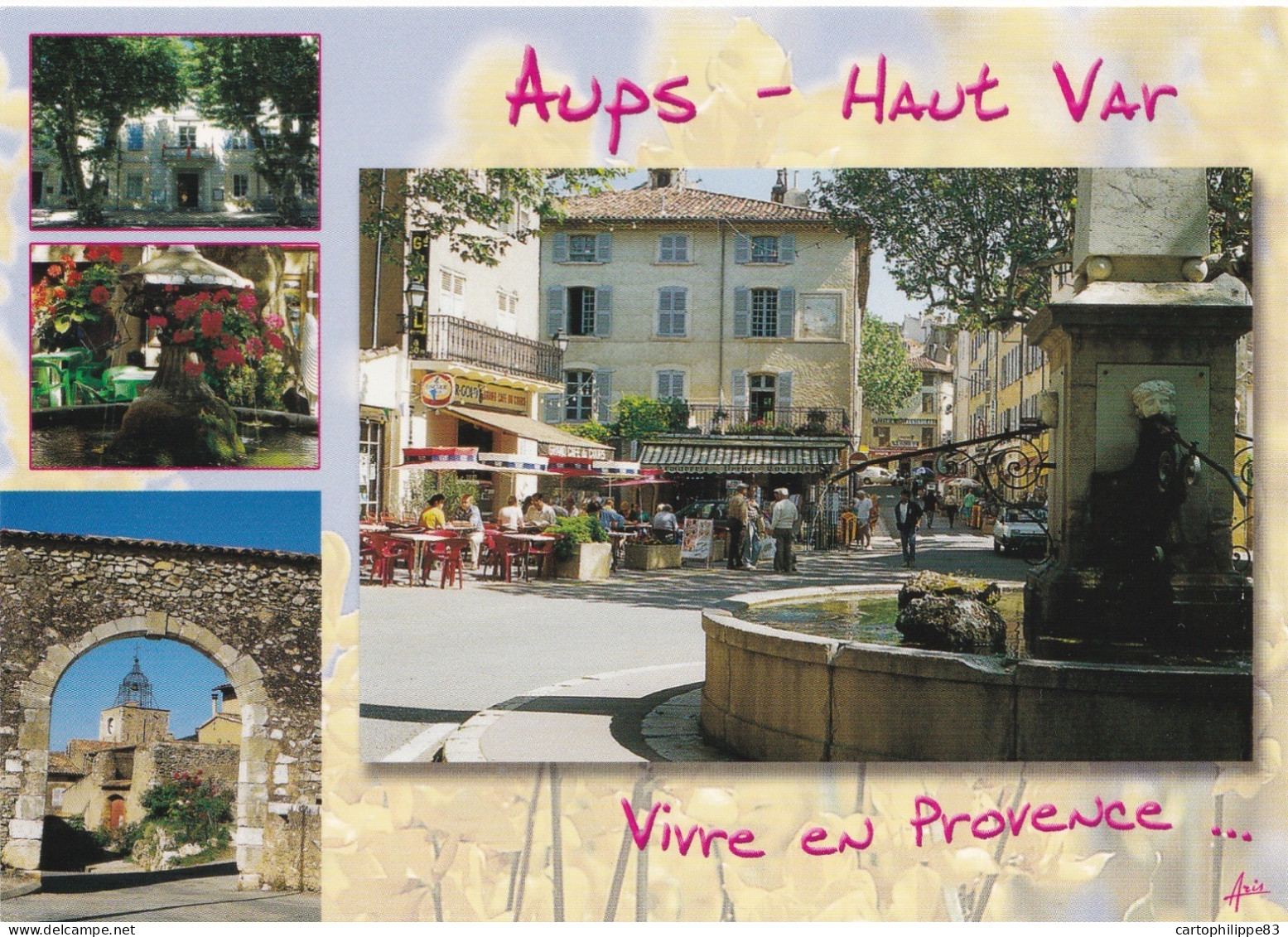 VAR 83 AUPS MULTI VUES FONTAINE - Aups