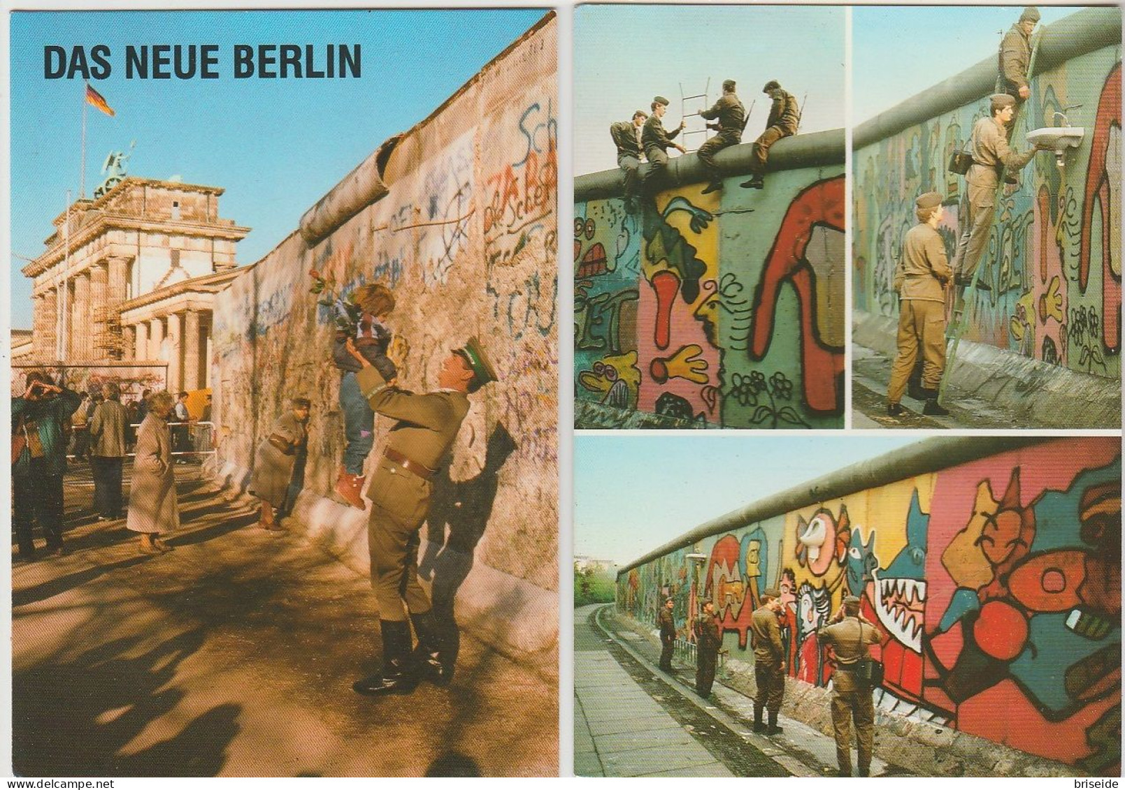 N. 2 CARTOLINE DAS NEUE BERLIN LA NUOVA BERLINO F/G NON VIAGGIATE - Muro Di Berlino