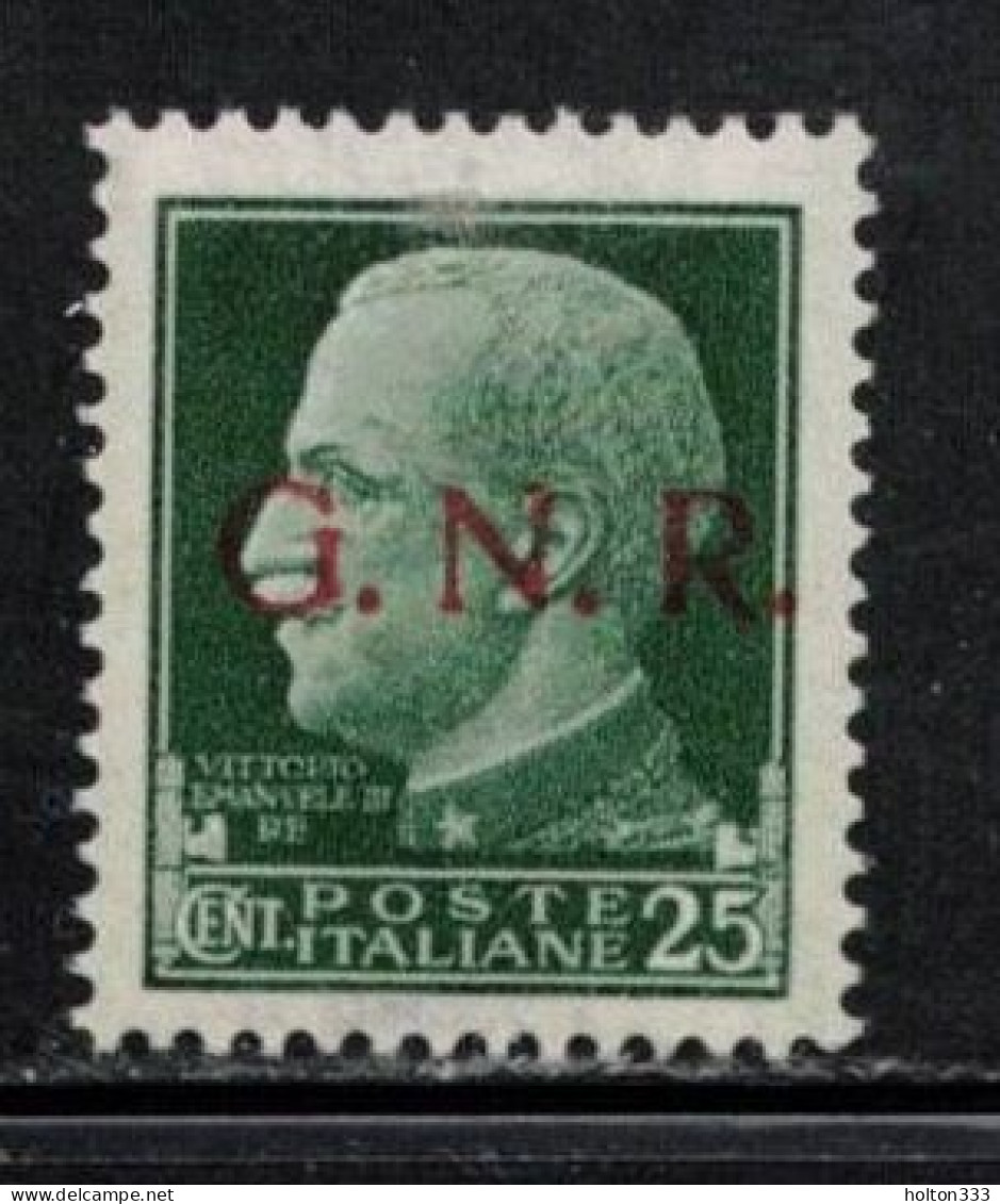 ITALY Republican National Guard Gibbons # 5 MNH - GNR Overprint - Sonstige & Ohne Zuordnung