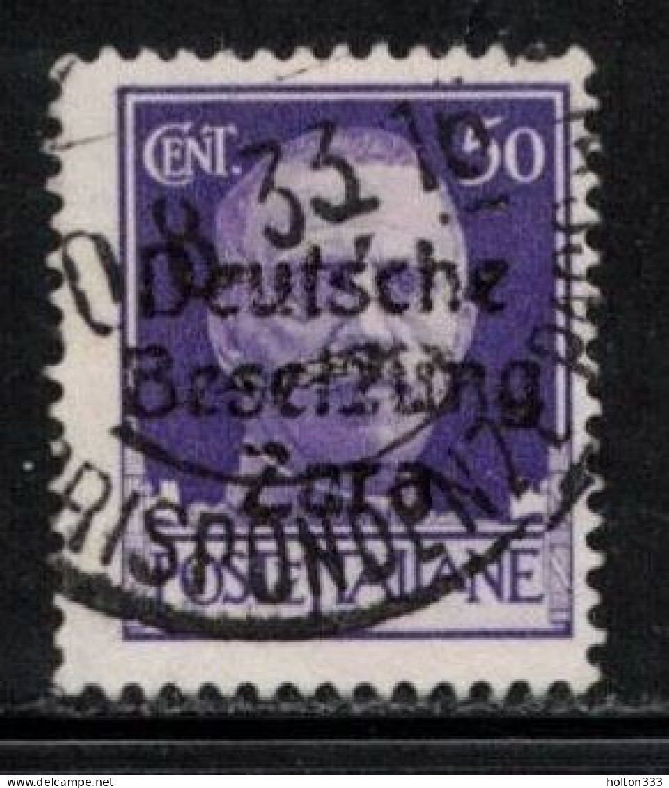 ZARA Michel # 20 Used - Italian Stamp With German Overprint - Duitse Bez.: Zara