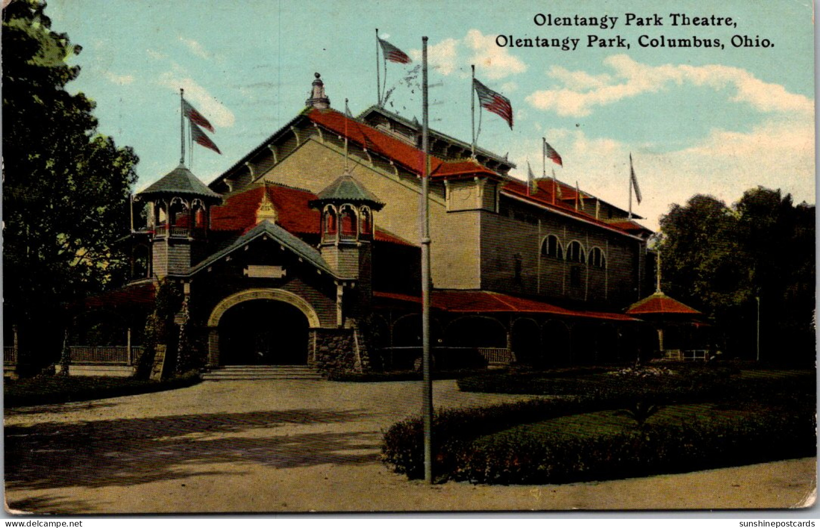 Ohio Columbus Olentangy Park Theatre 1911 - Columbus