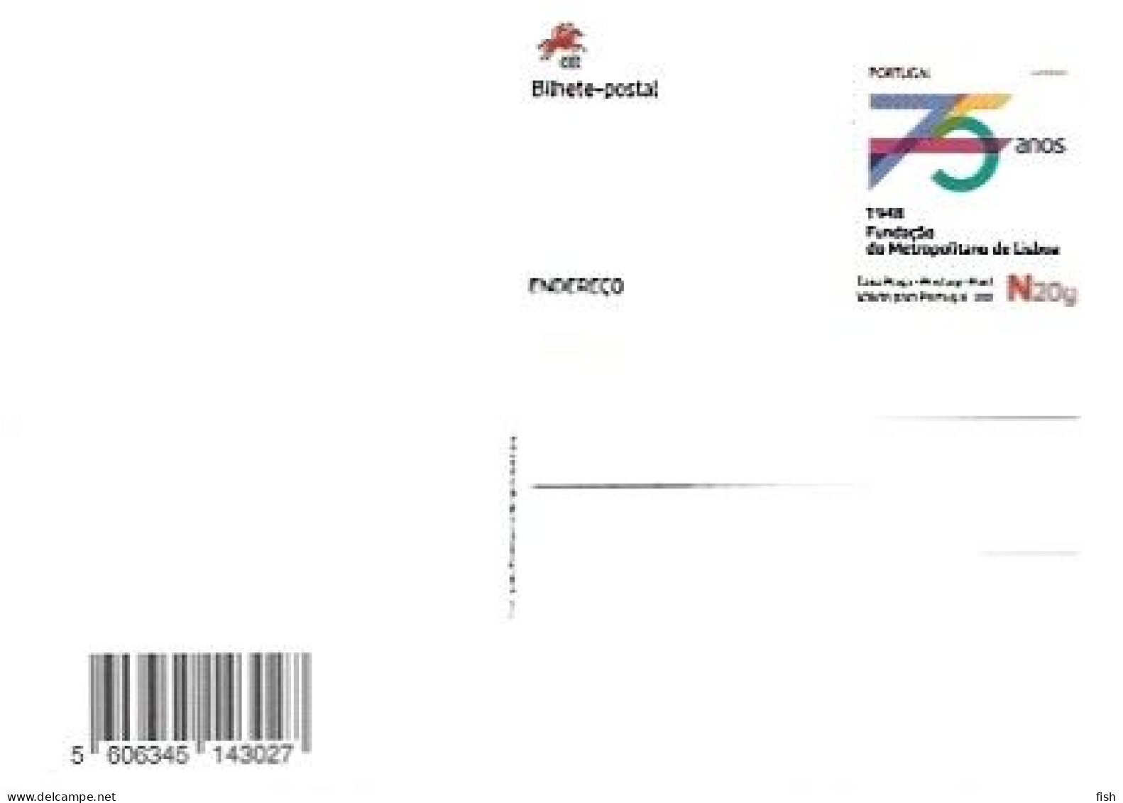 Portugal ** & Postal Stationery, 75 Years Of The Foundation Of The Metropolitan Of Lisbon 1948-2023 (799799) - Einweihungen