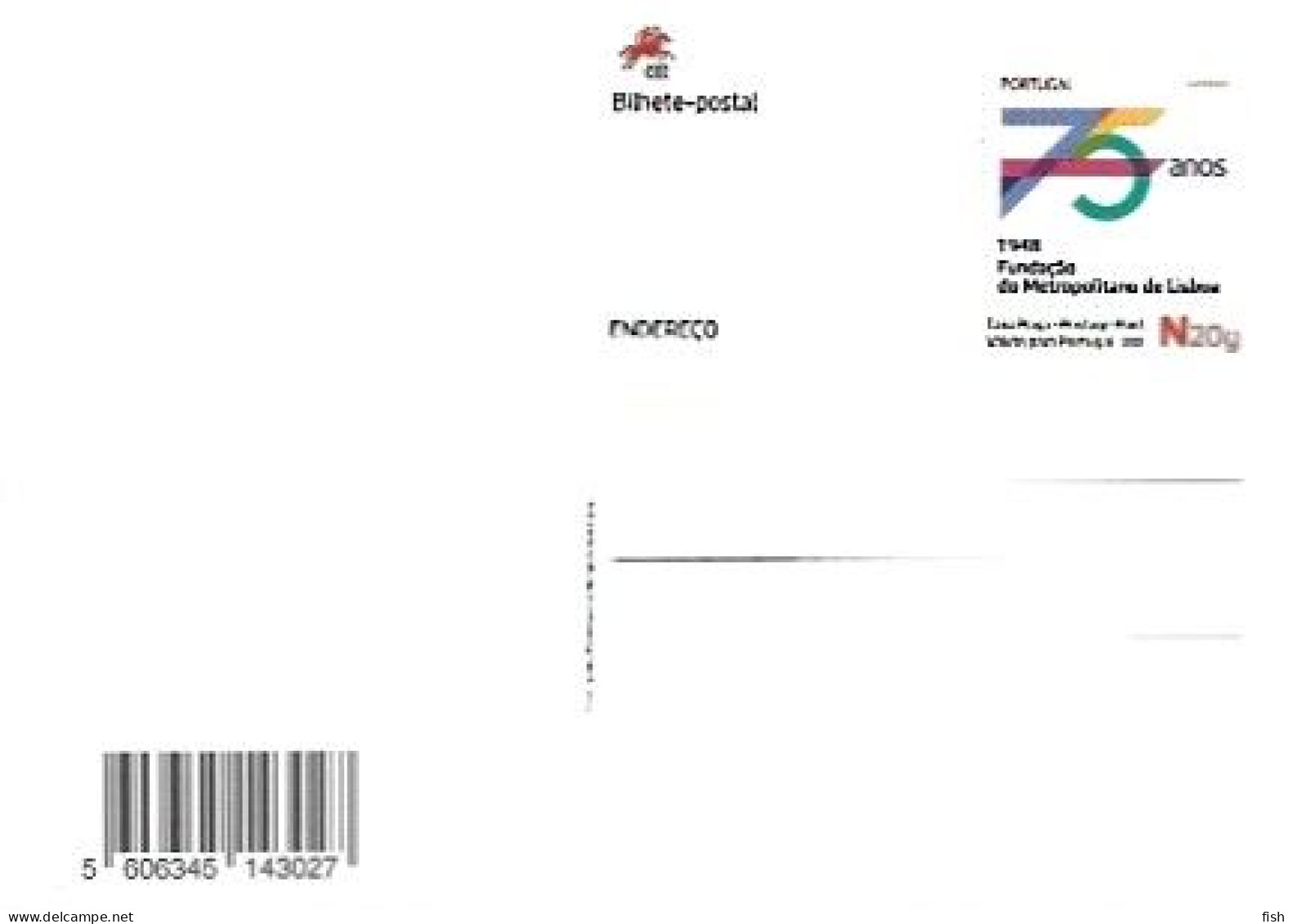 Portugal ** & Postal Stationery, 75 Years Of The Foundation Of The Metropolitan Of Lisbon 1948-2023 (799799) - Inaugurations