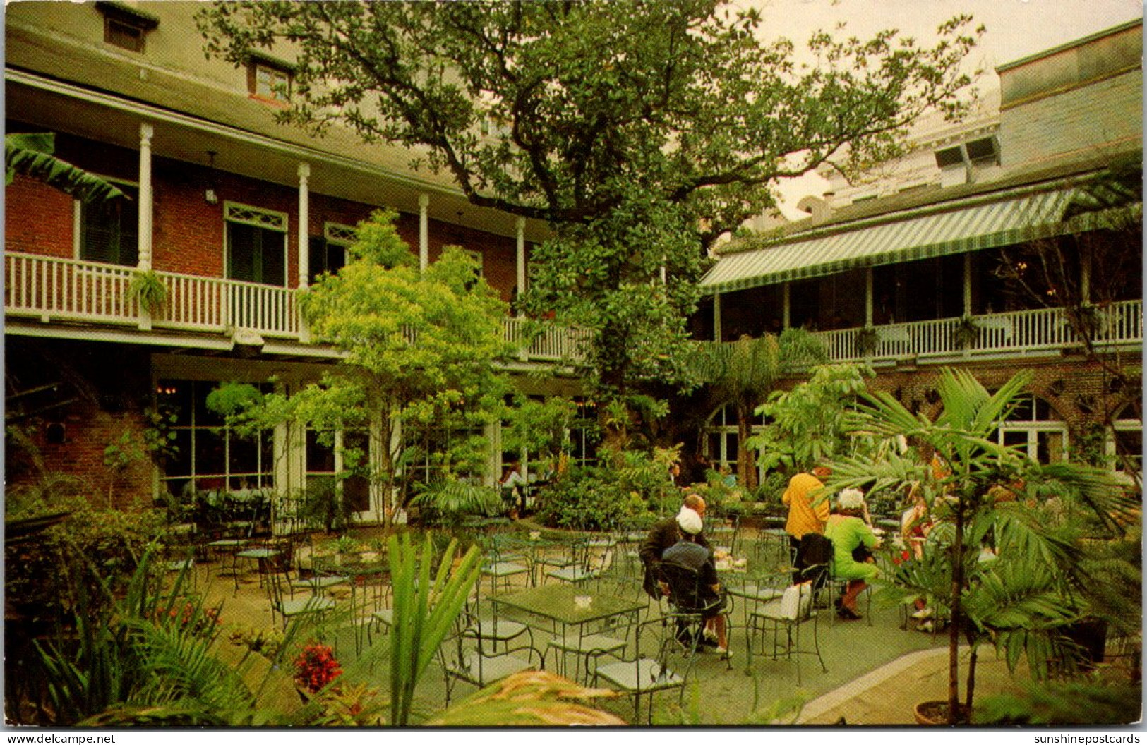 Louisiana New Orleans Brennan's French Restaurant Patio - New Orleans