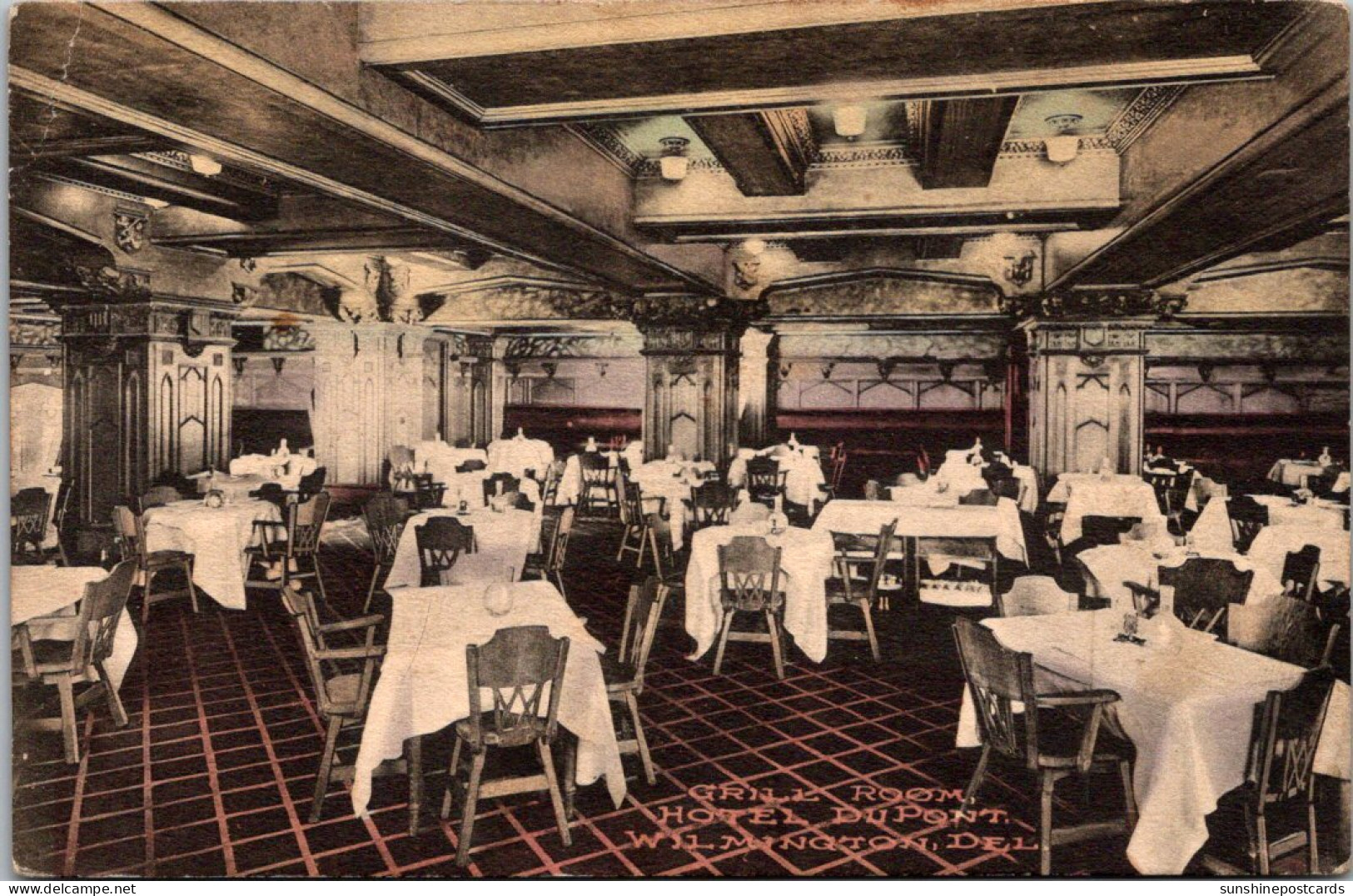 Delaware Wilmington Hotel DuPont Grill Room Canteen Service American Red Cross1918 - Wilmington