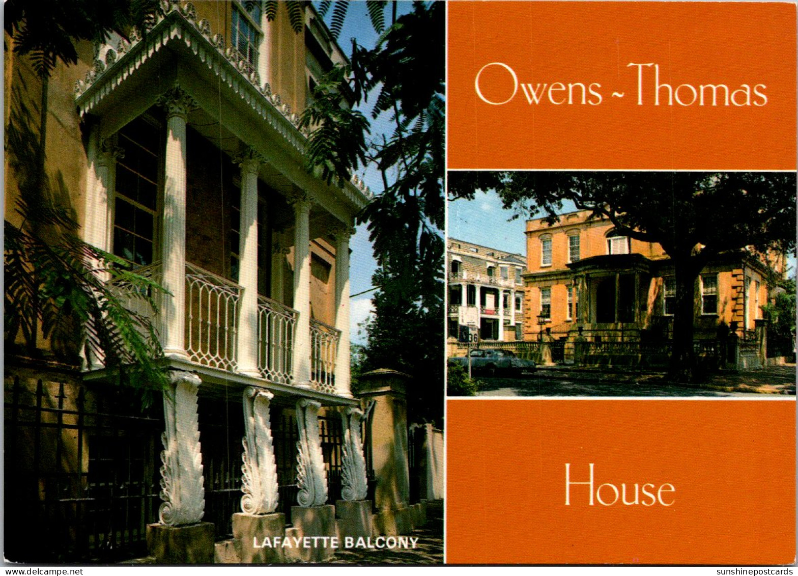 Georgia Savannah The Owens-Thomas House Lafayette Balcony - Savannah