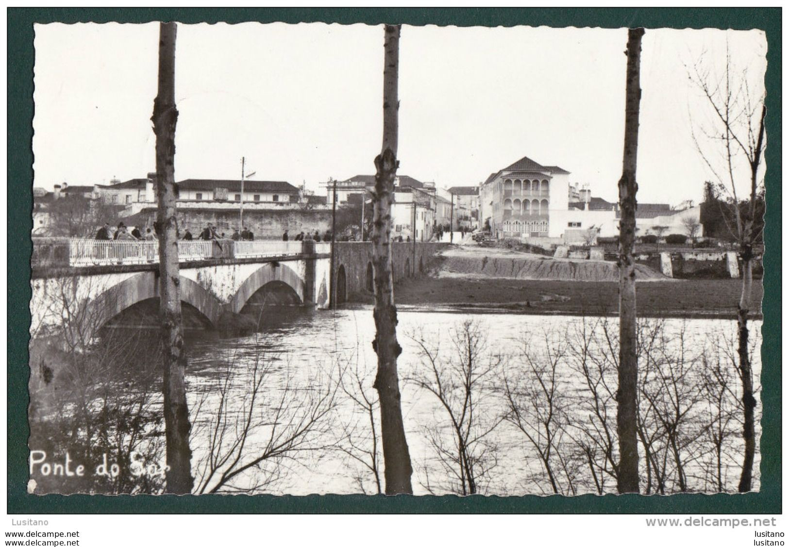 PONTE DE SÔR - SELO 1970 - PORTUGAL ( 2 SCANS ) - Portalegre