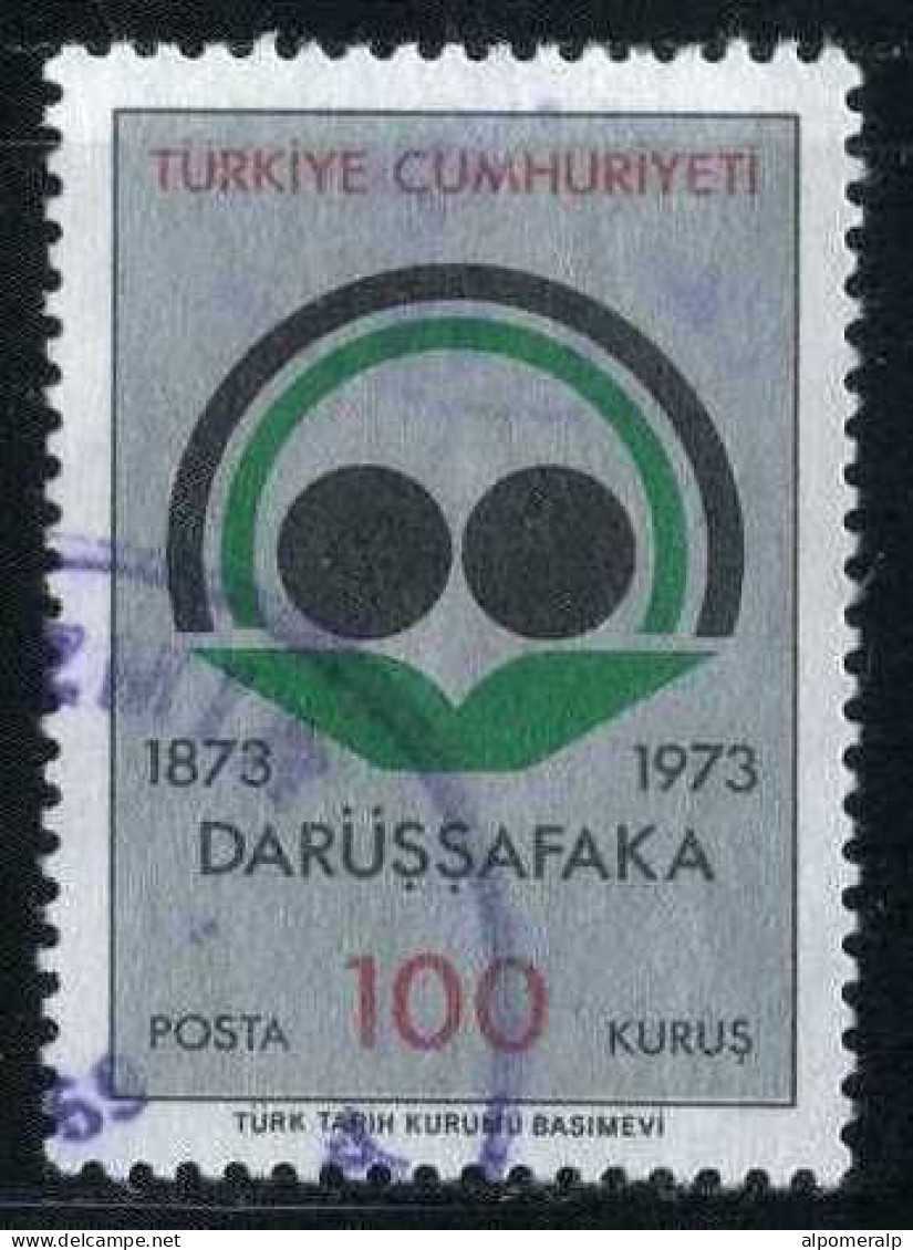 Türkiye 1973 Mi 2295 "equal Opportunity In Education" | Darussafaka Lyceum Emblem - Oblitérés