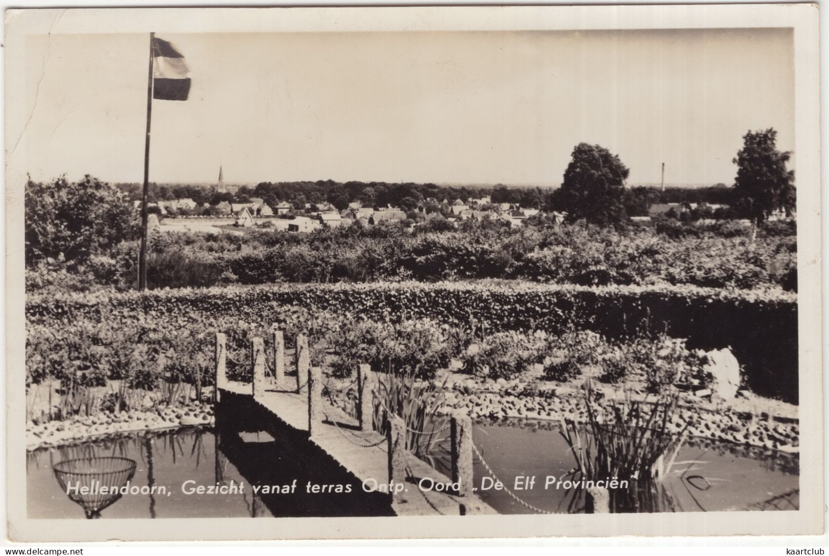 Hellendoorn - Gezicht Vanaf Terras Ontp. Oord  'De Elf Provinciën'  - (Overijssel, Nederland) - 1959 - Hellendoorn