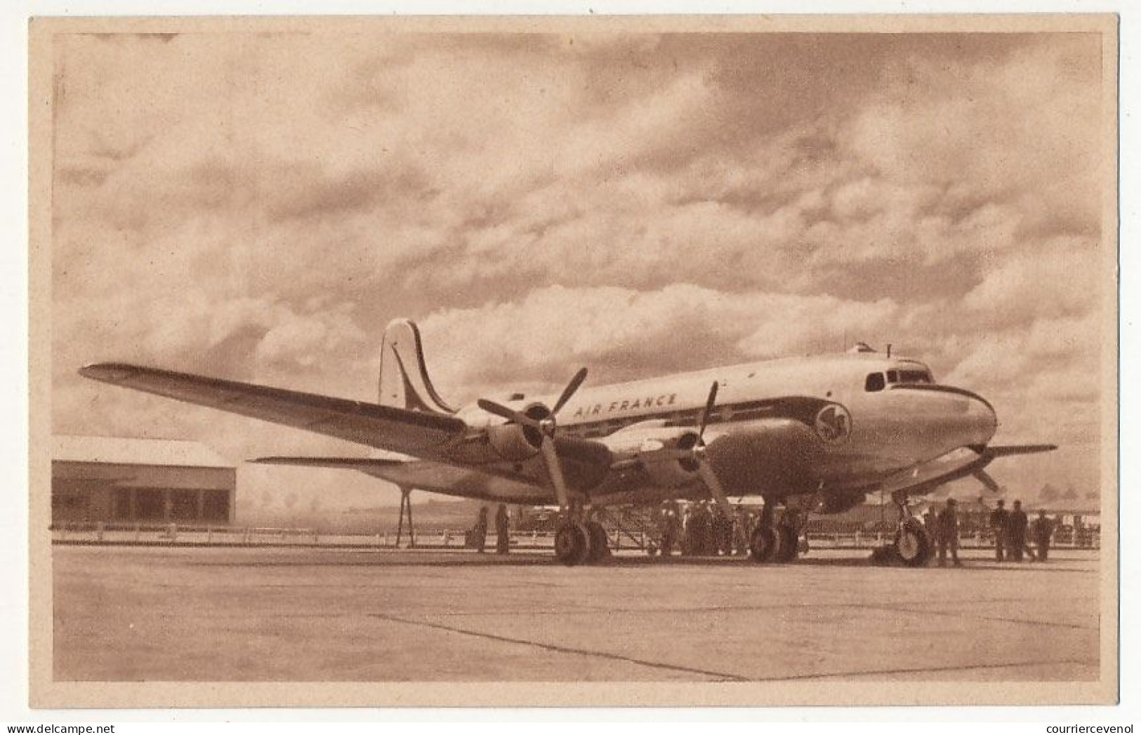 CPSM - FRANCE - AVIATION - DOUGLAS DC 4 Air France - 1946-....: Modern Era