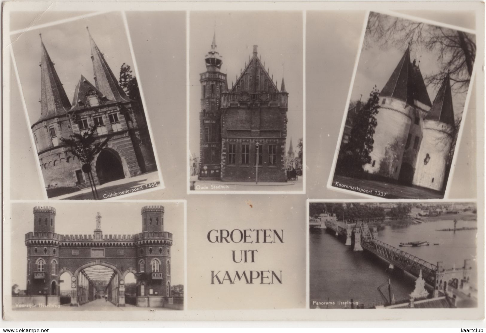 Groeten Uit Kampen - (Overijssel, Nederland) - 1956 - Kampen