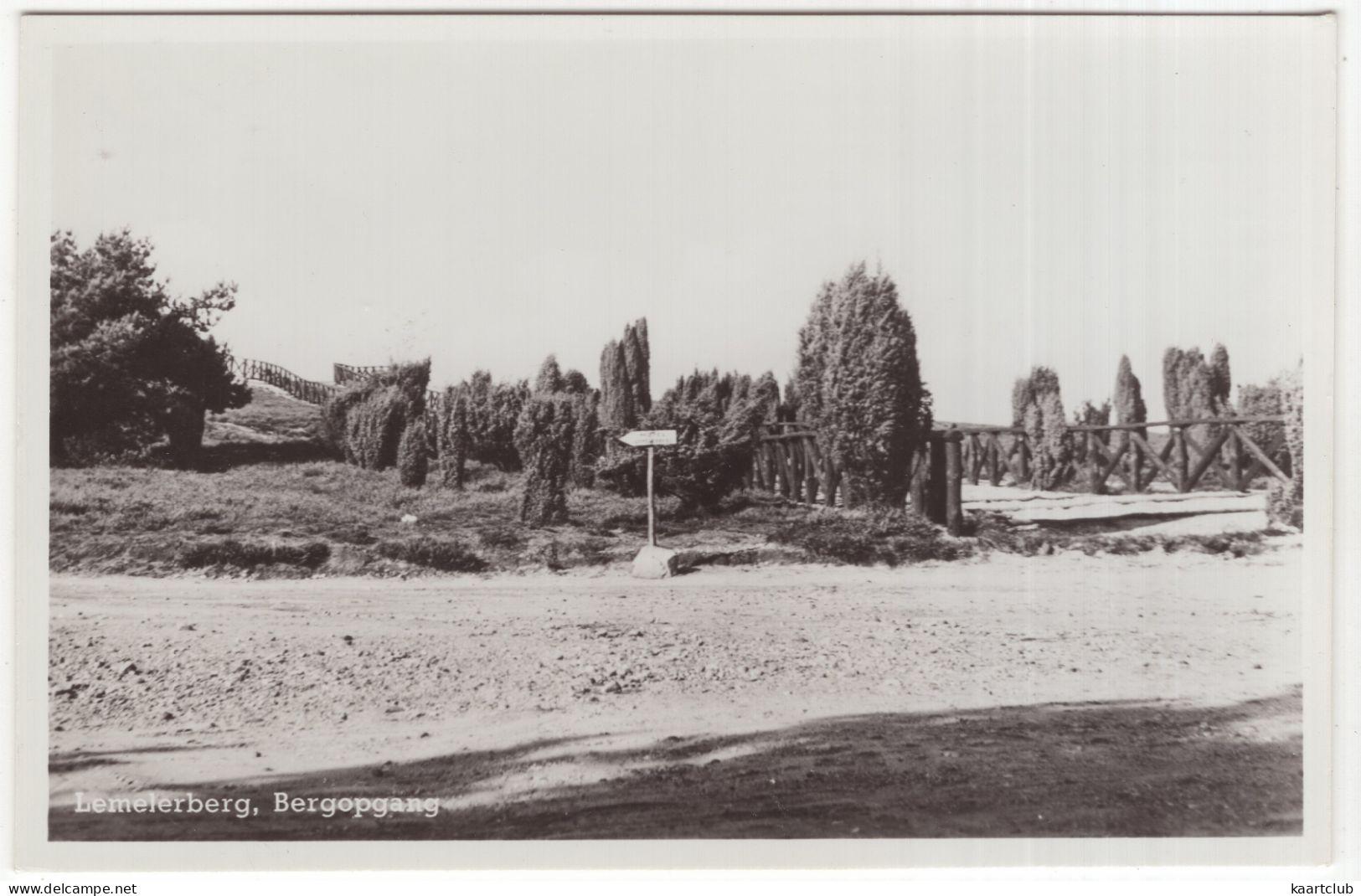 Lemelerberg, Bergopgang - (Overijssel, Nederland) - Uitg. Hotel-Restaurant 'De Lemelerberg', Ommen - Ommen