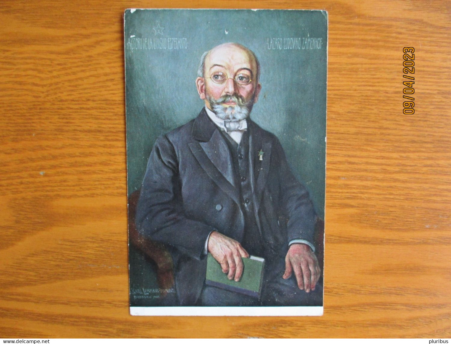 ZAMENHOF BY ARTIST LEHMANN DUMONT , ESPERANTO LEIPZIG JOHANNES HEYN - Esperanto