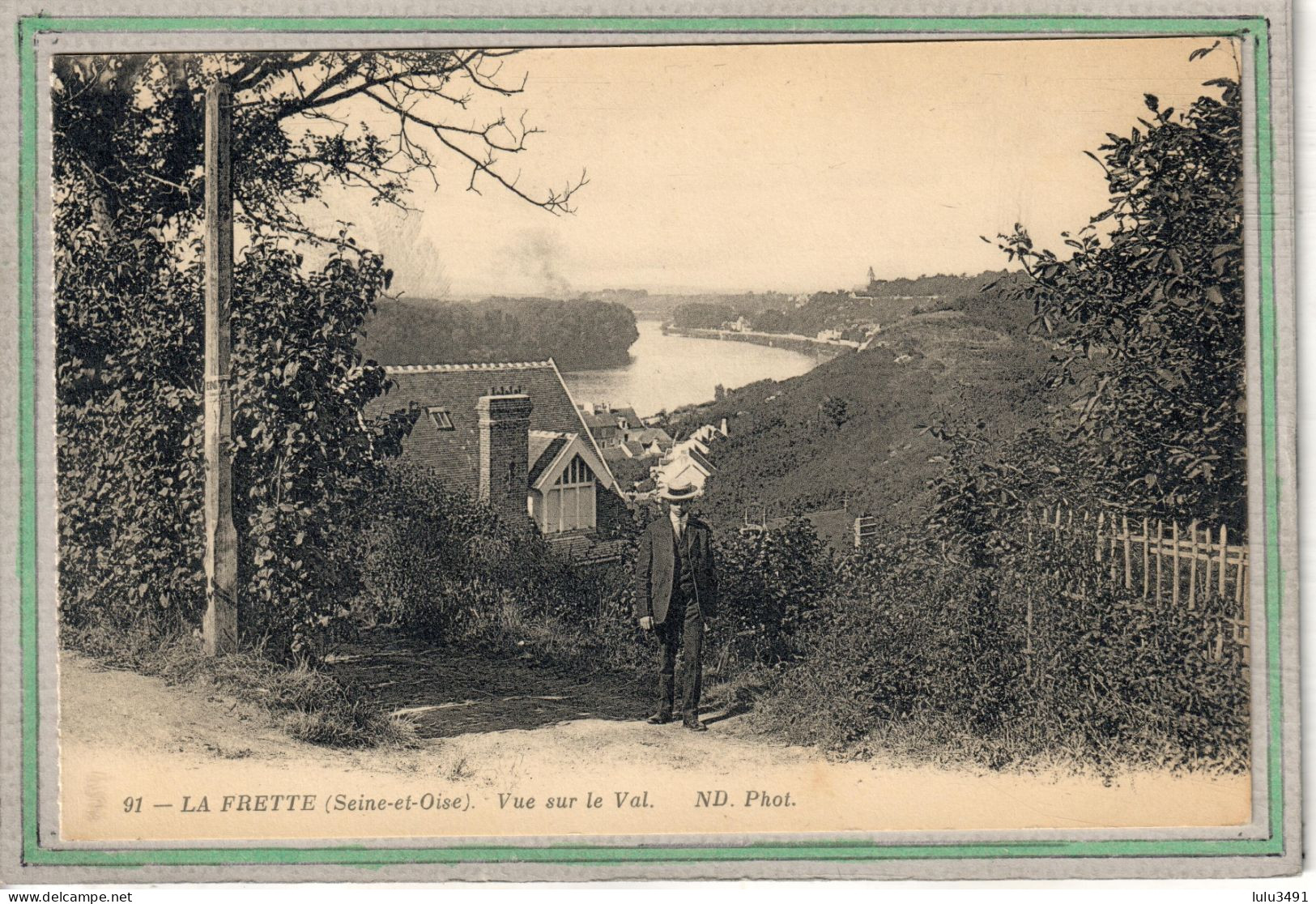 CPA (95) La FRETTE - Vue Sur Le Val Et La Seine - 1910 - La Frette-sur-Seine