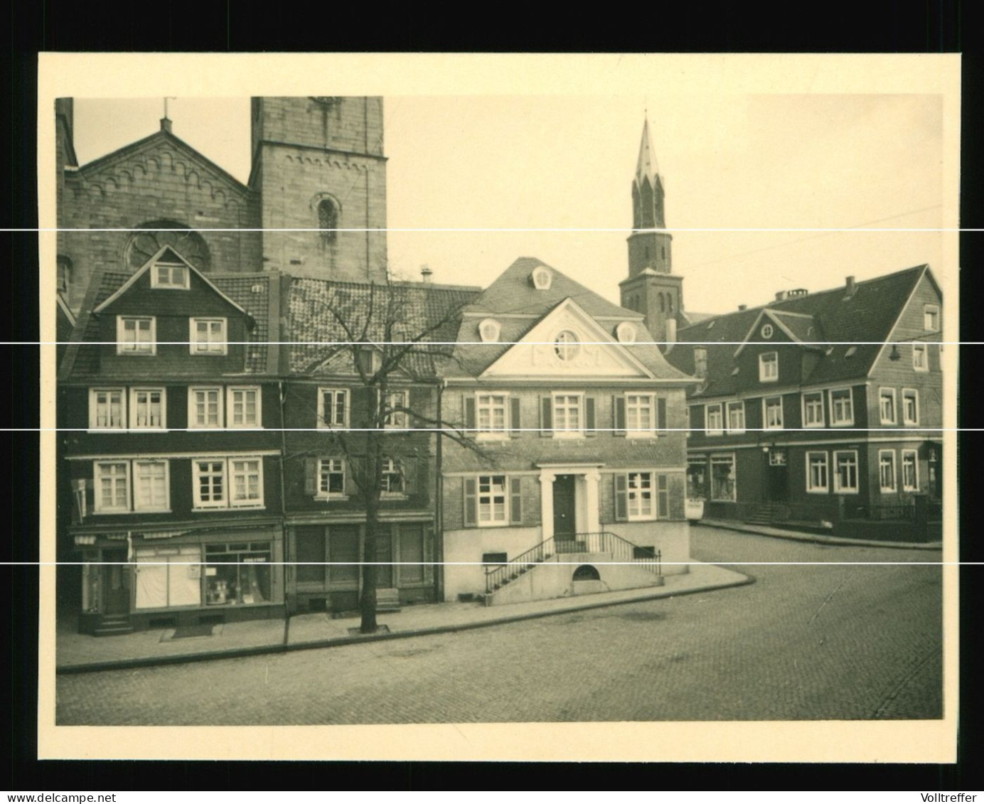 Orig. Foto 1937 Schwelm In Nordrhein Westfalen, Ortspartie, Geschäfte - Schwelm