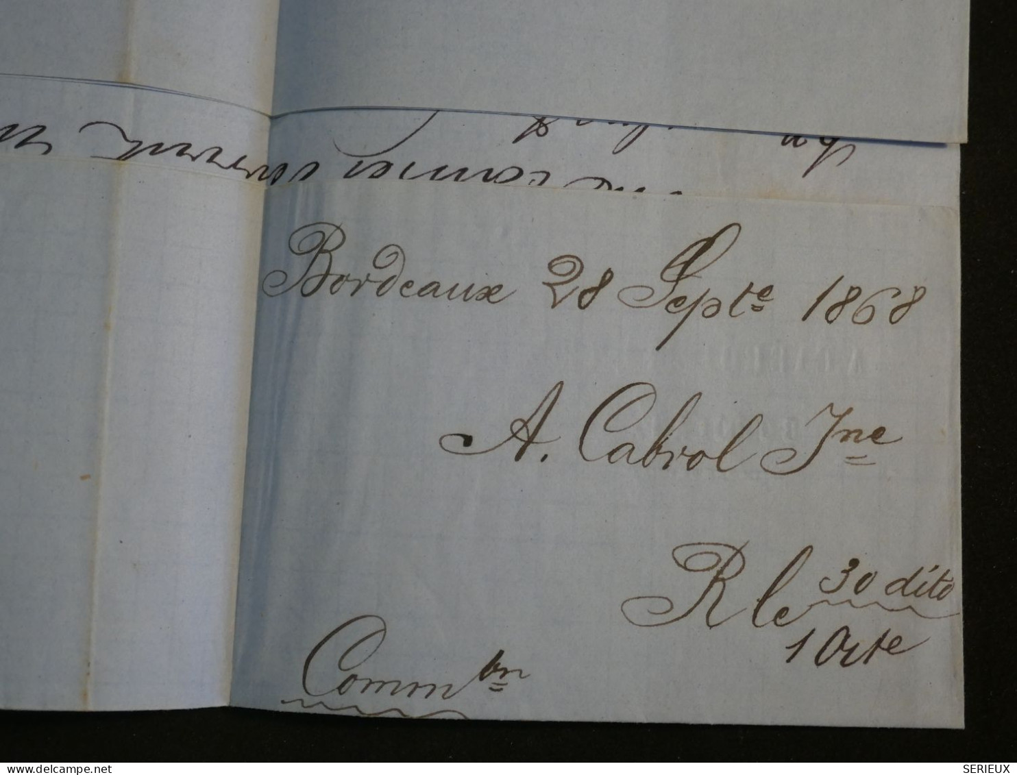 BP20 FRANCE BELLE LETTRE RR 1868 BORDEAUX A COUVET SUISSE NEUCHATEL +NAPOLEONS LAURéS+ AFF. INTERESSANT+ + - 1863-1870 Napoléon III Lauré